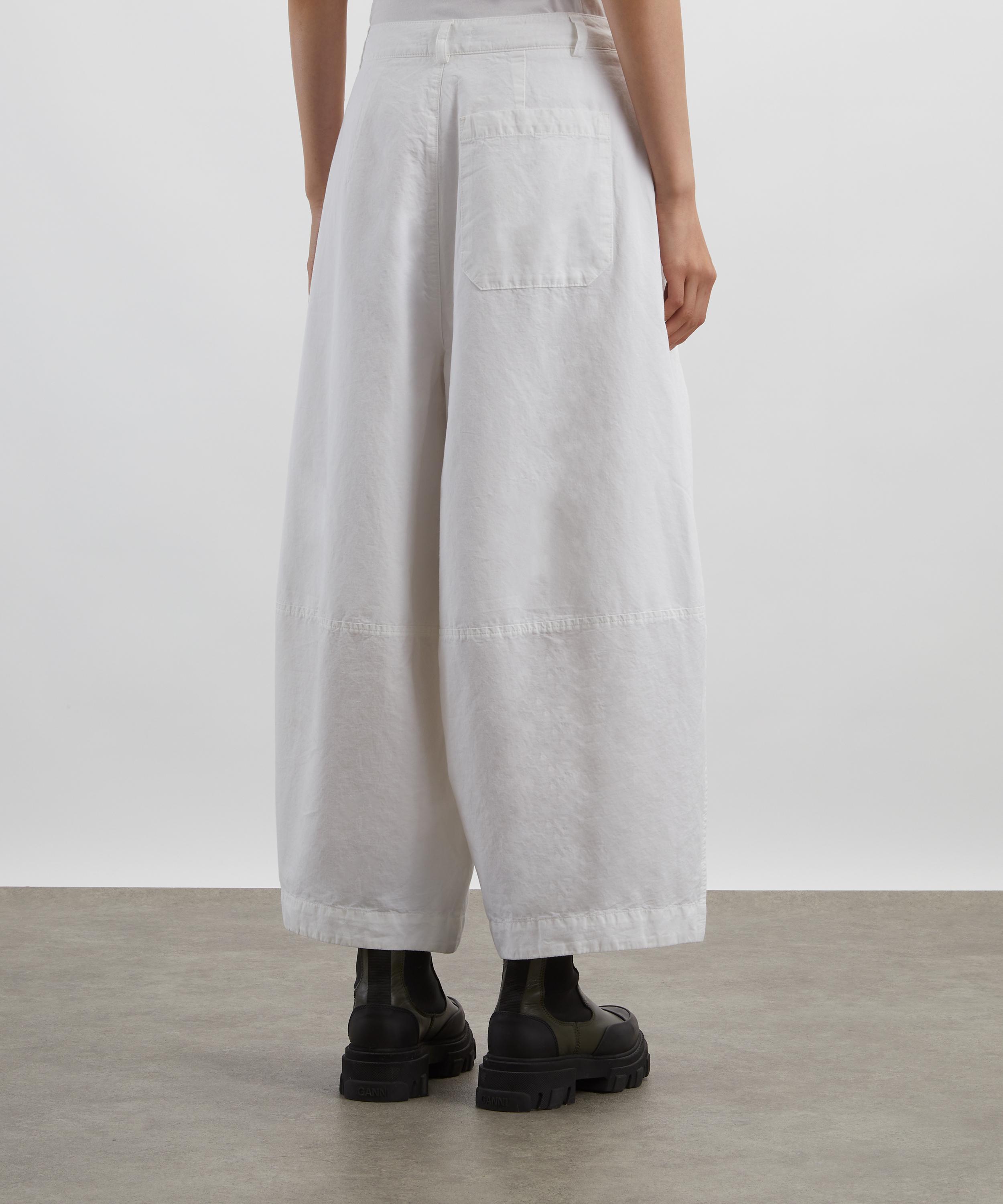 YMC - White Deadbeat Trousers image number 3