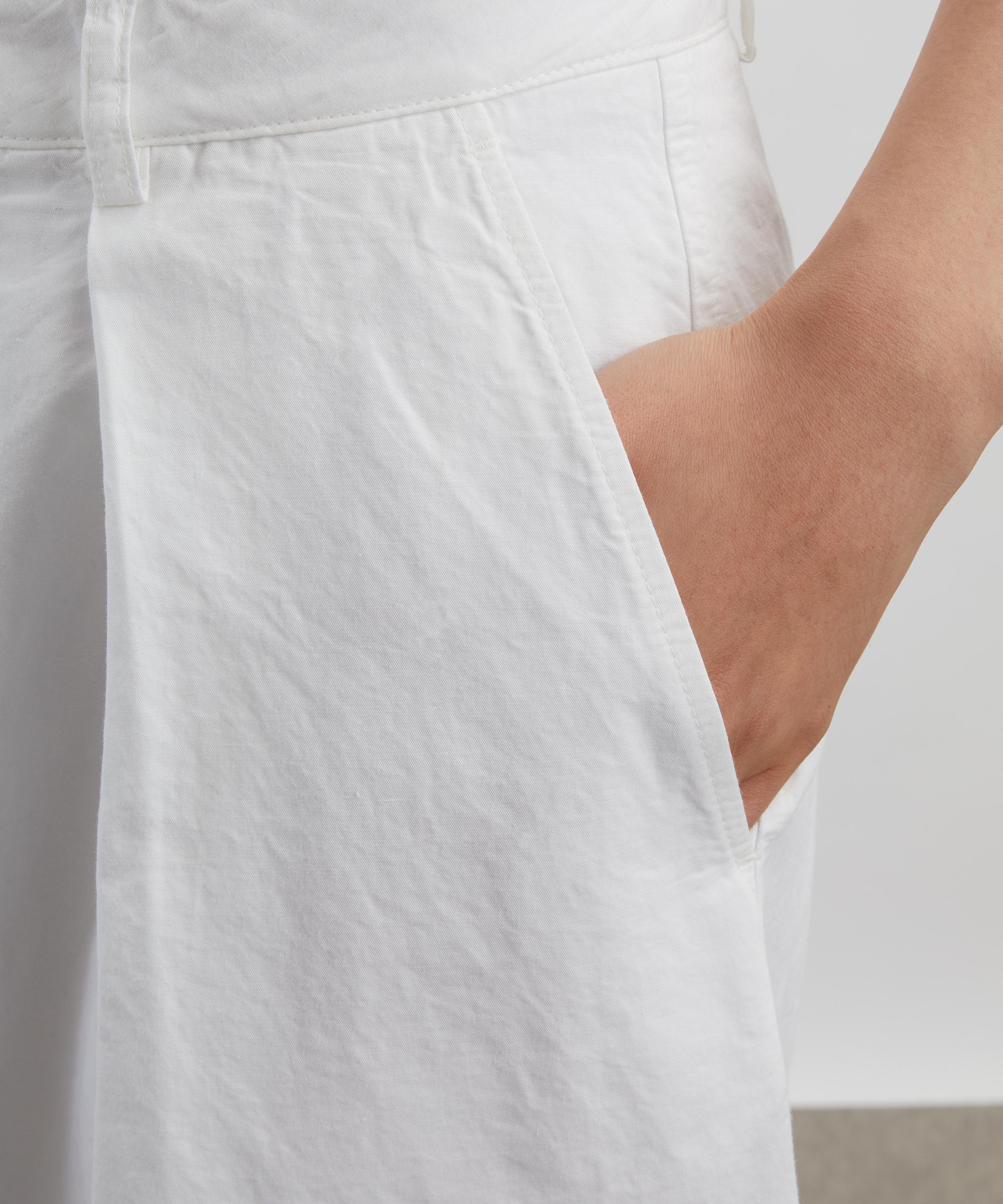 YMC - White Deadbeat Trousers image number 4