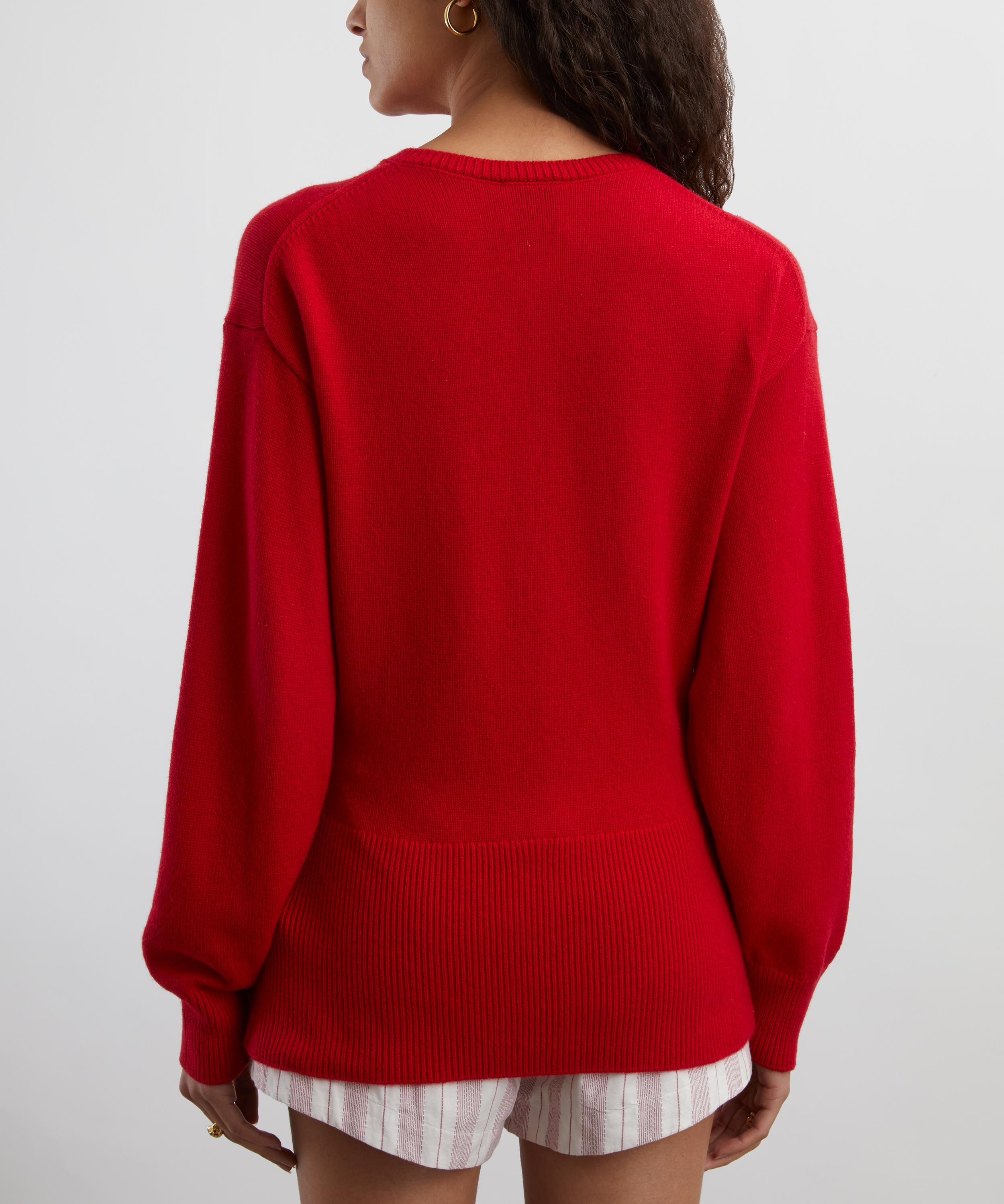 Posse - Teresa Strawberry Wool-Cashmere Cardigan image number 3