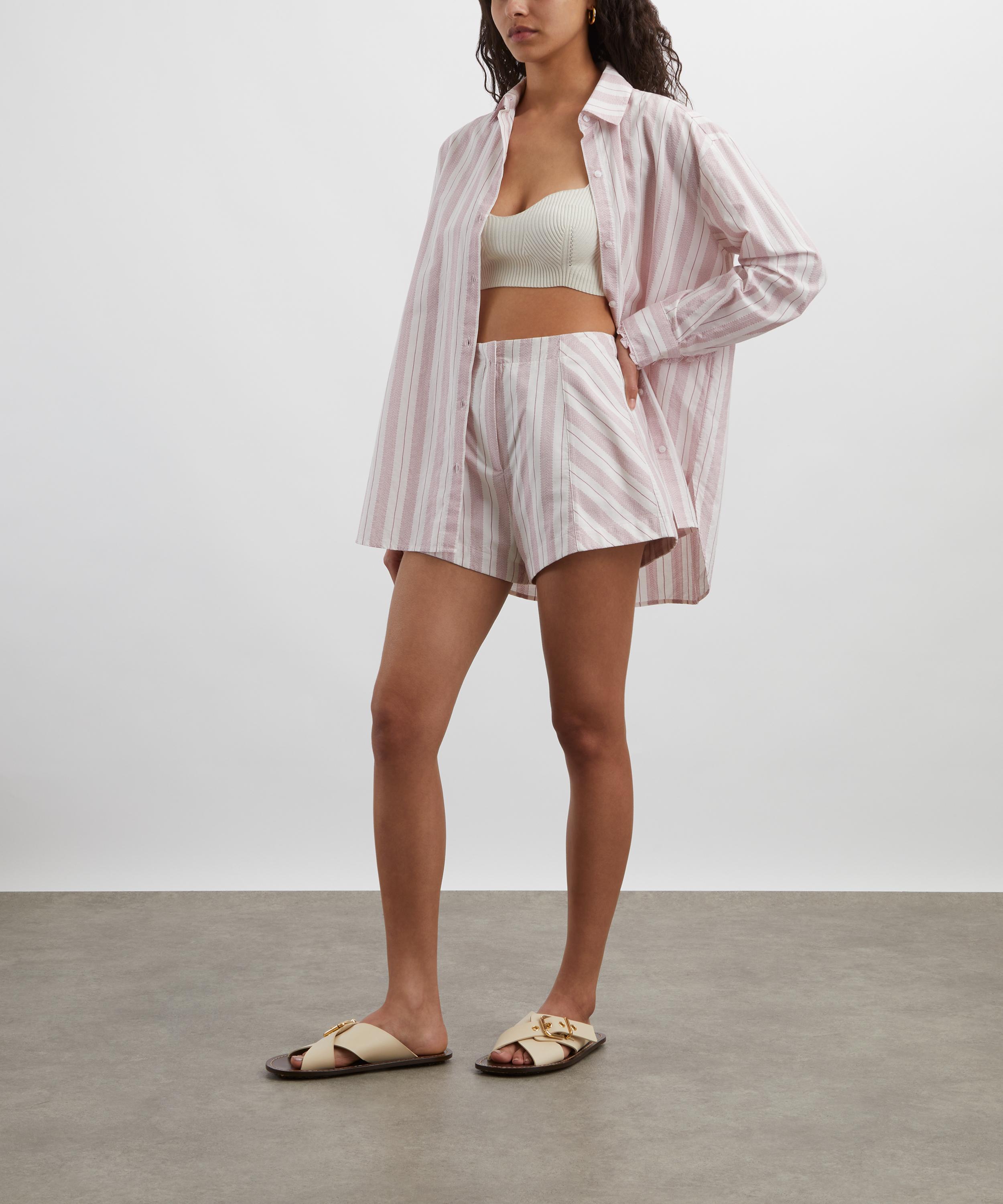 Posse - Lena Vintage Stripe Shorts image number 1