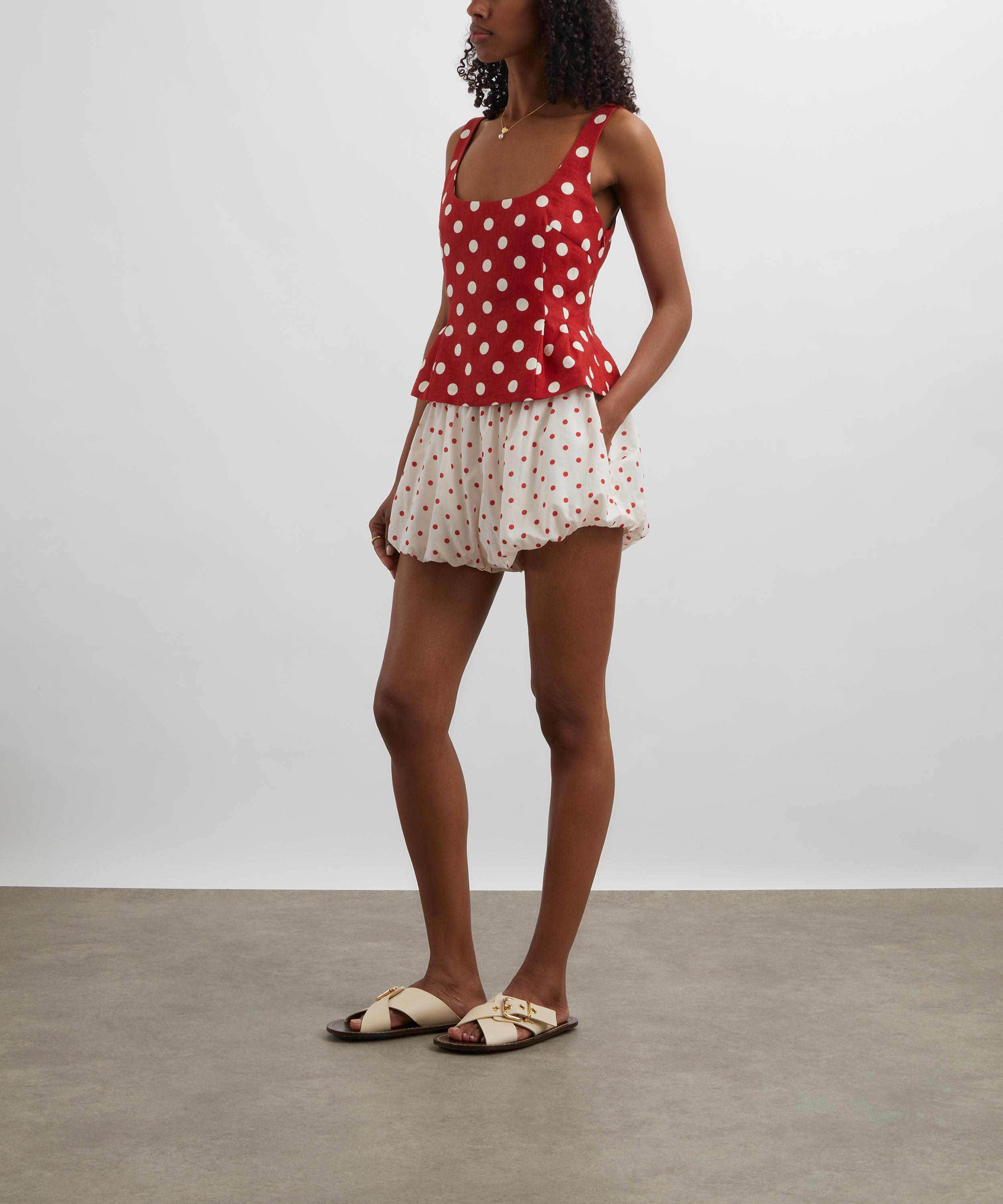 Posse - Aurelia Petite Polka-Dot Shorts image number 1