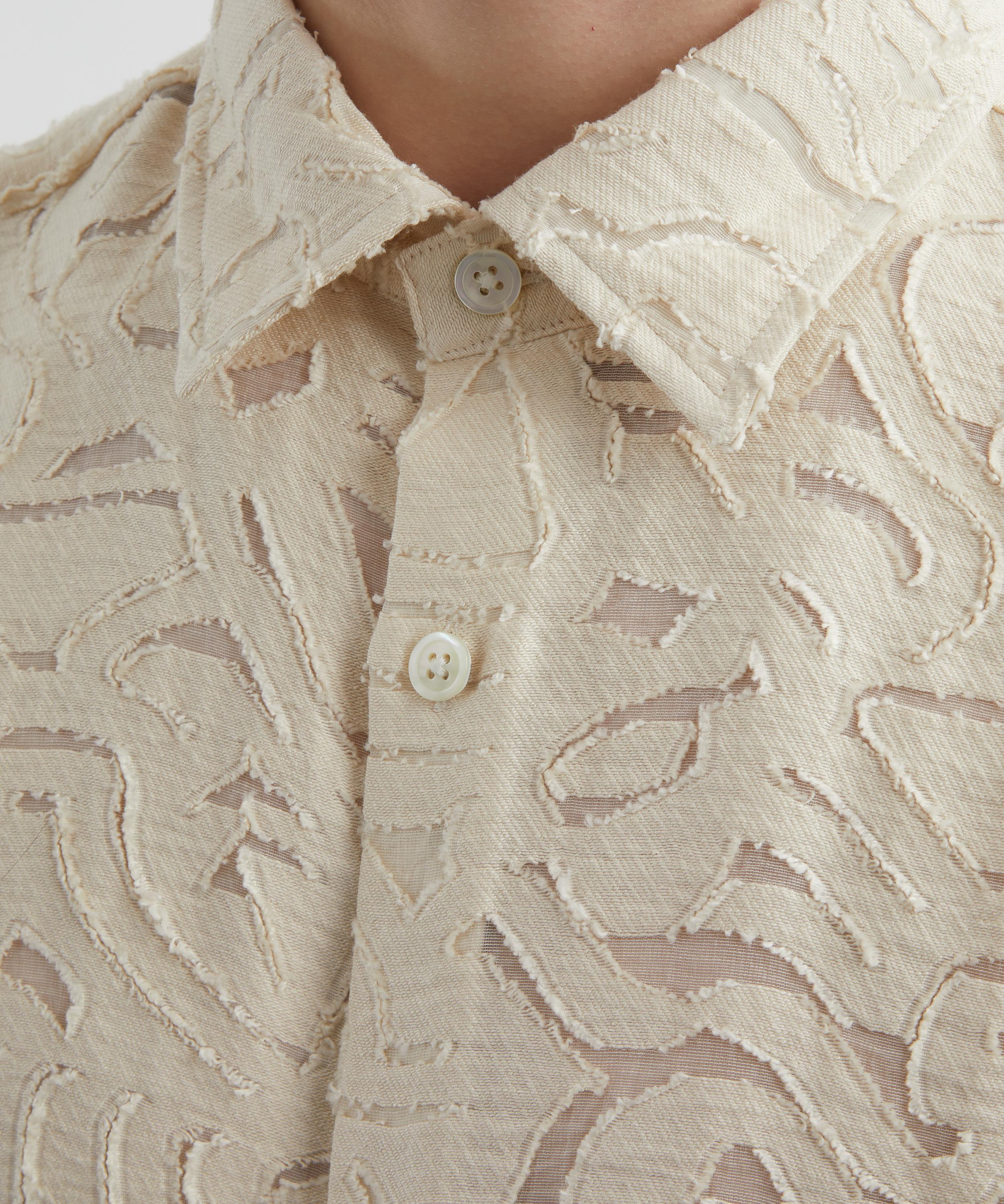 NN07 - Freddy Drapey Jacquard Shirt image number 4