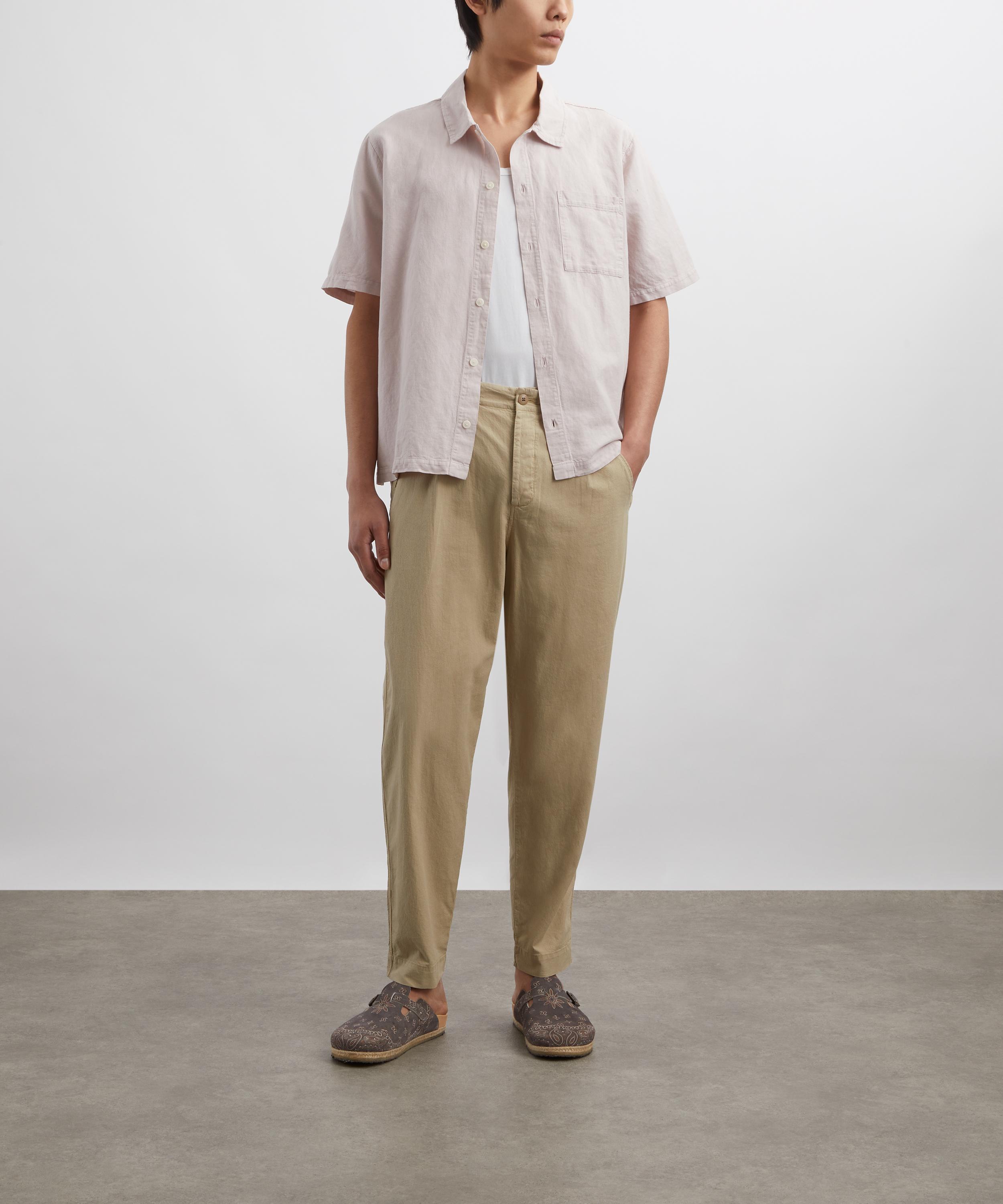 Folk - Gabe Linen-Cotton Short Sleeve Shirt image number 1