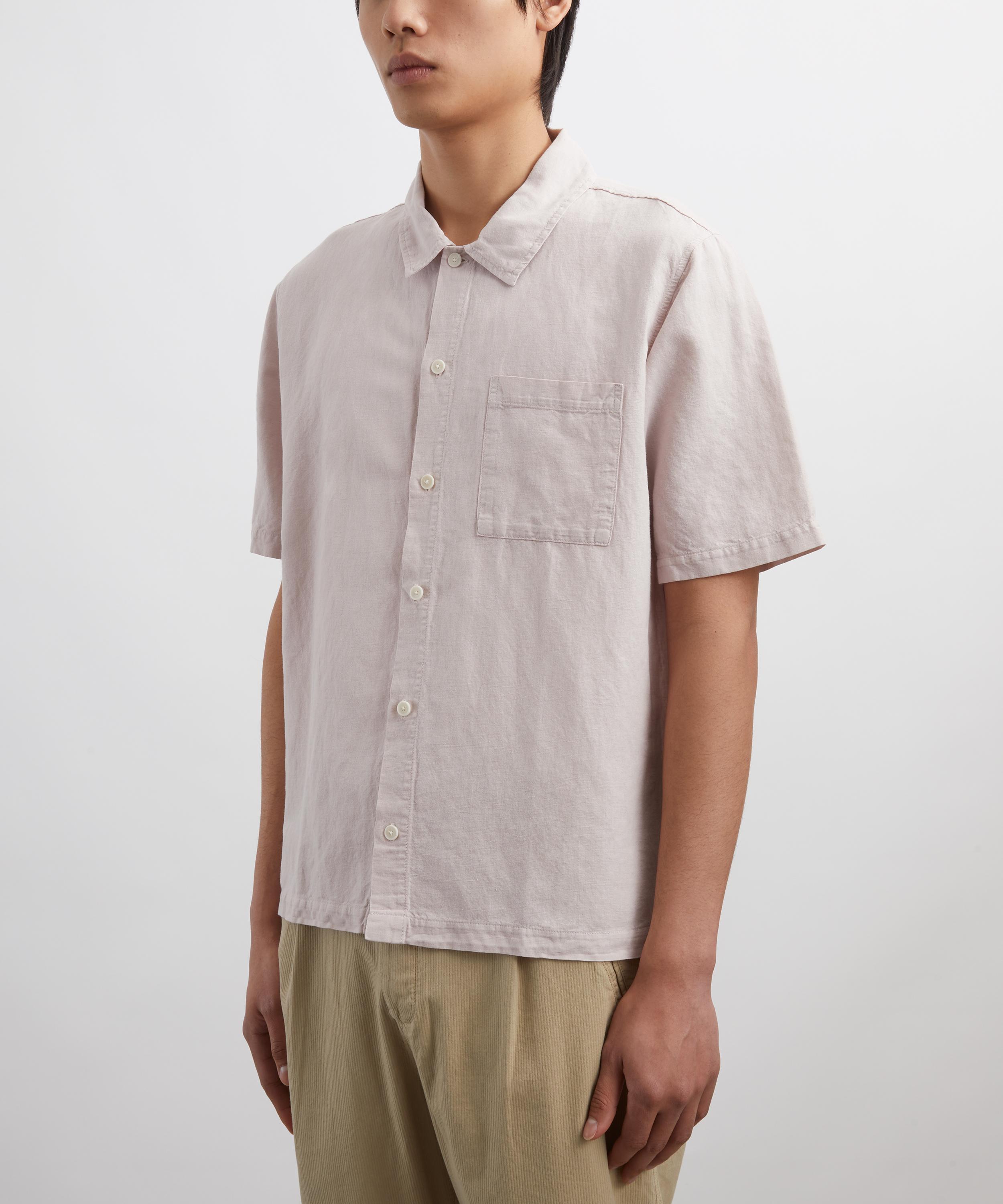 Folk - Gabe Linen-Cotton Short Sleeve Shirt image number 2