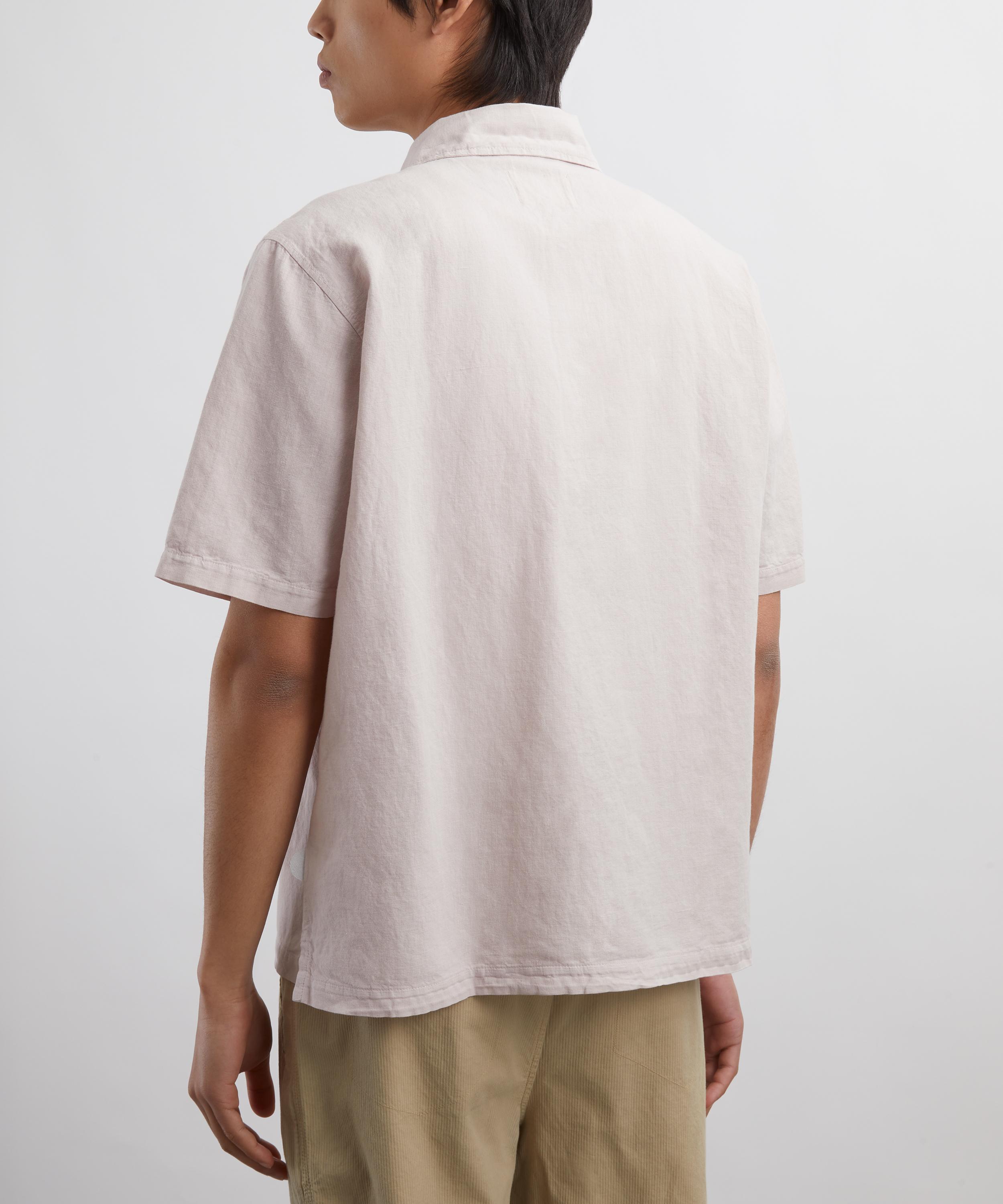 Folk - Gabe Linen-Cotton Short Sleeve Shirt image number 3