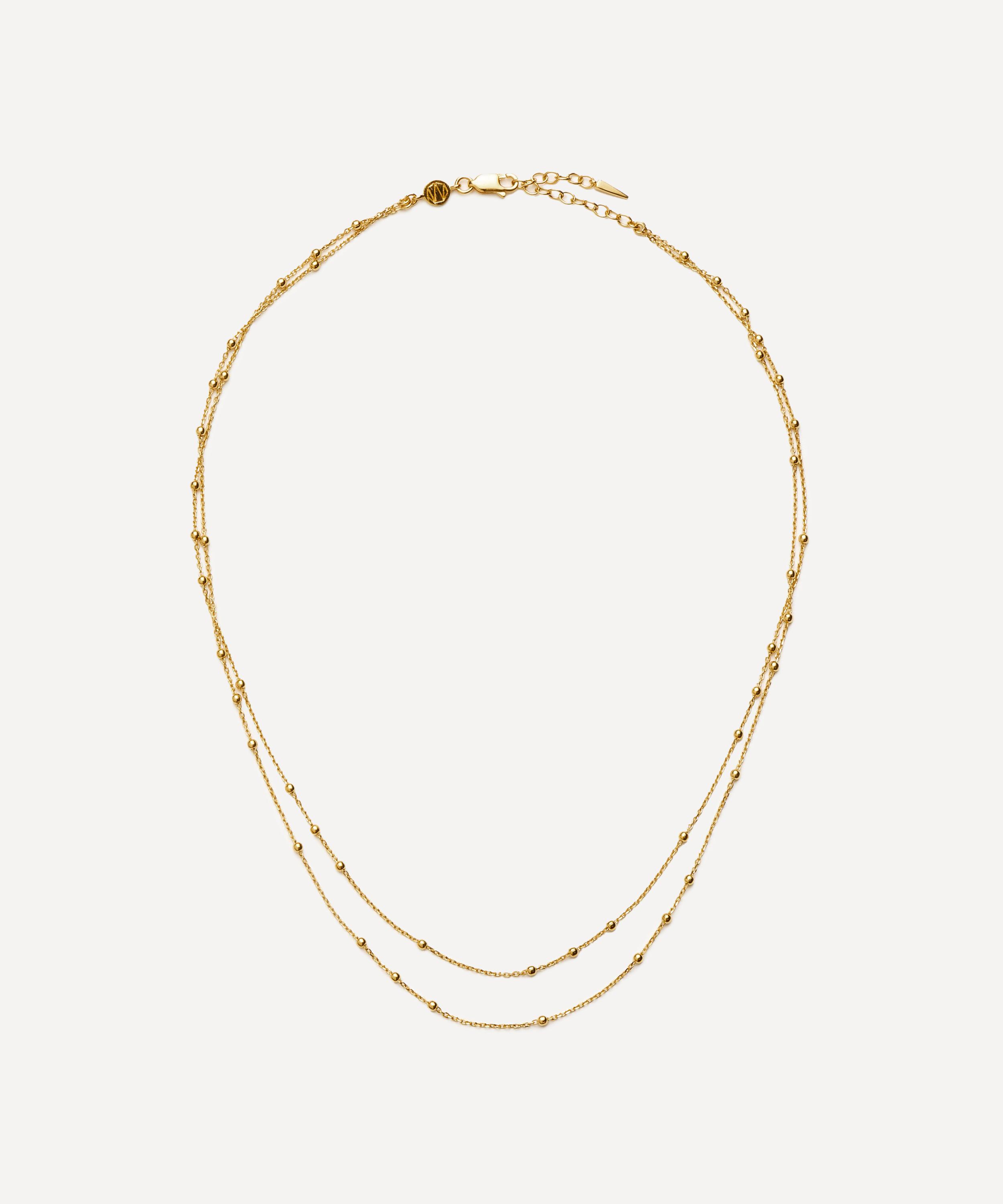 Missoma - 18ct Gold-Plated Vermeil Silver Double Chain Necklace