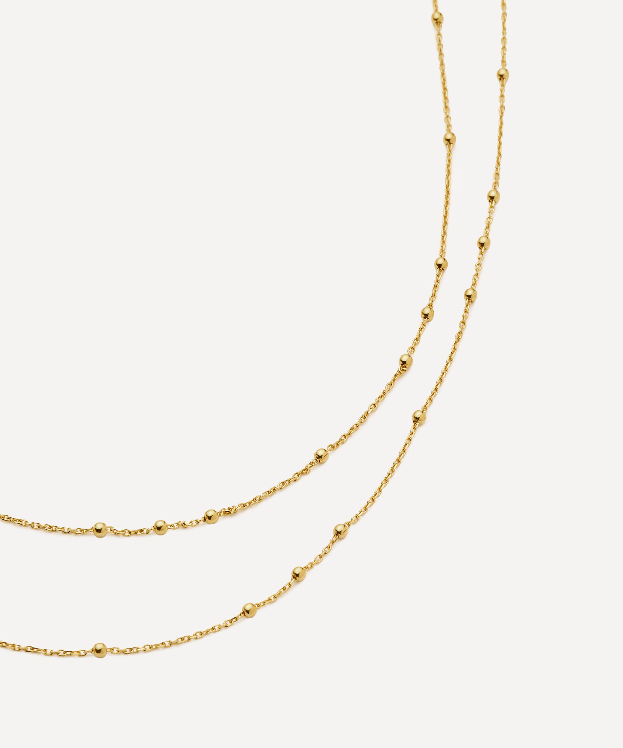 Missoma - 18ct Gold-Plated Vermeil Silver Double Chain Necklace image number 2