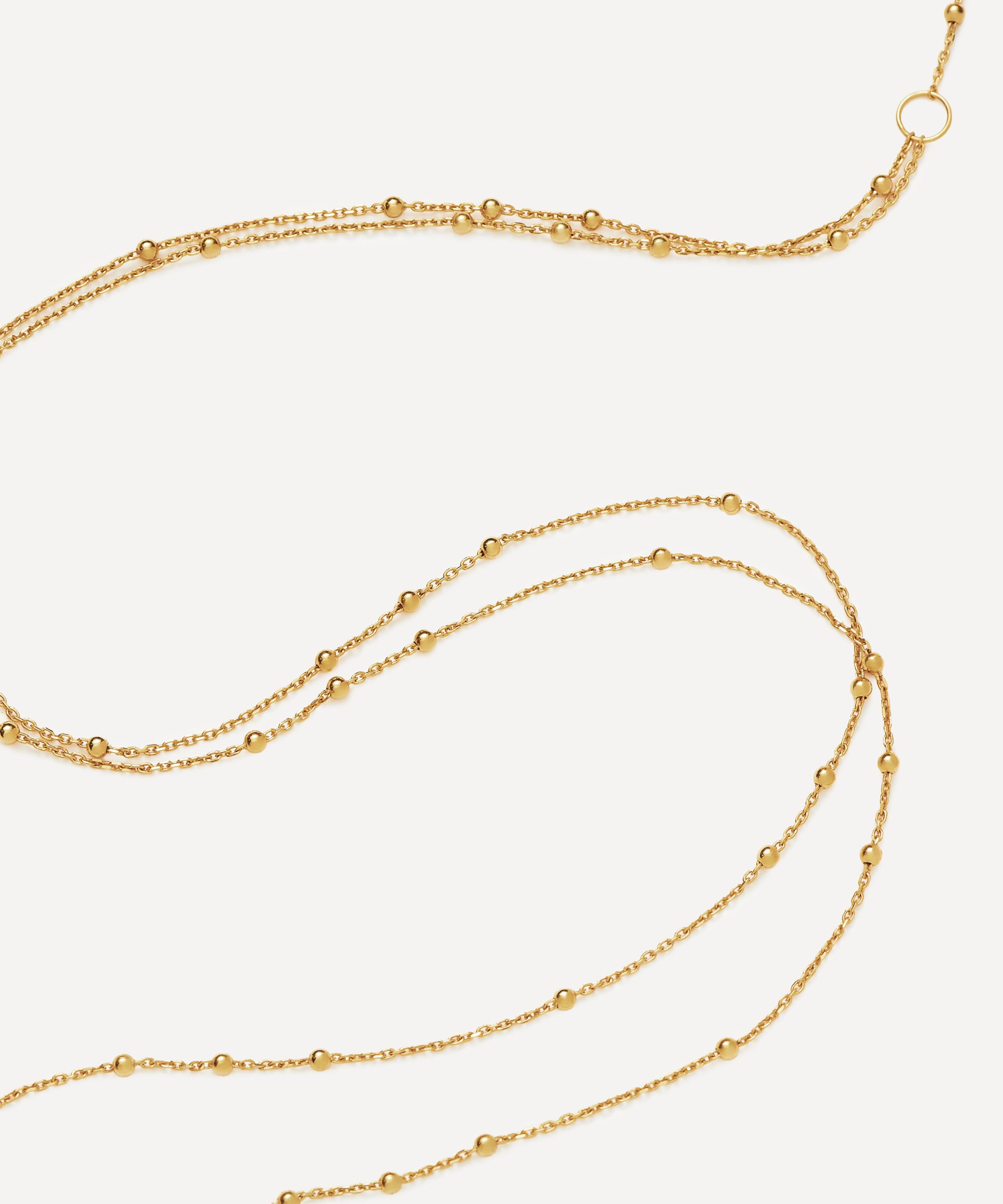 Missoma - 18ct Gold-Plated Vermeil Silver Double Chain Necklace image number 3