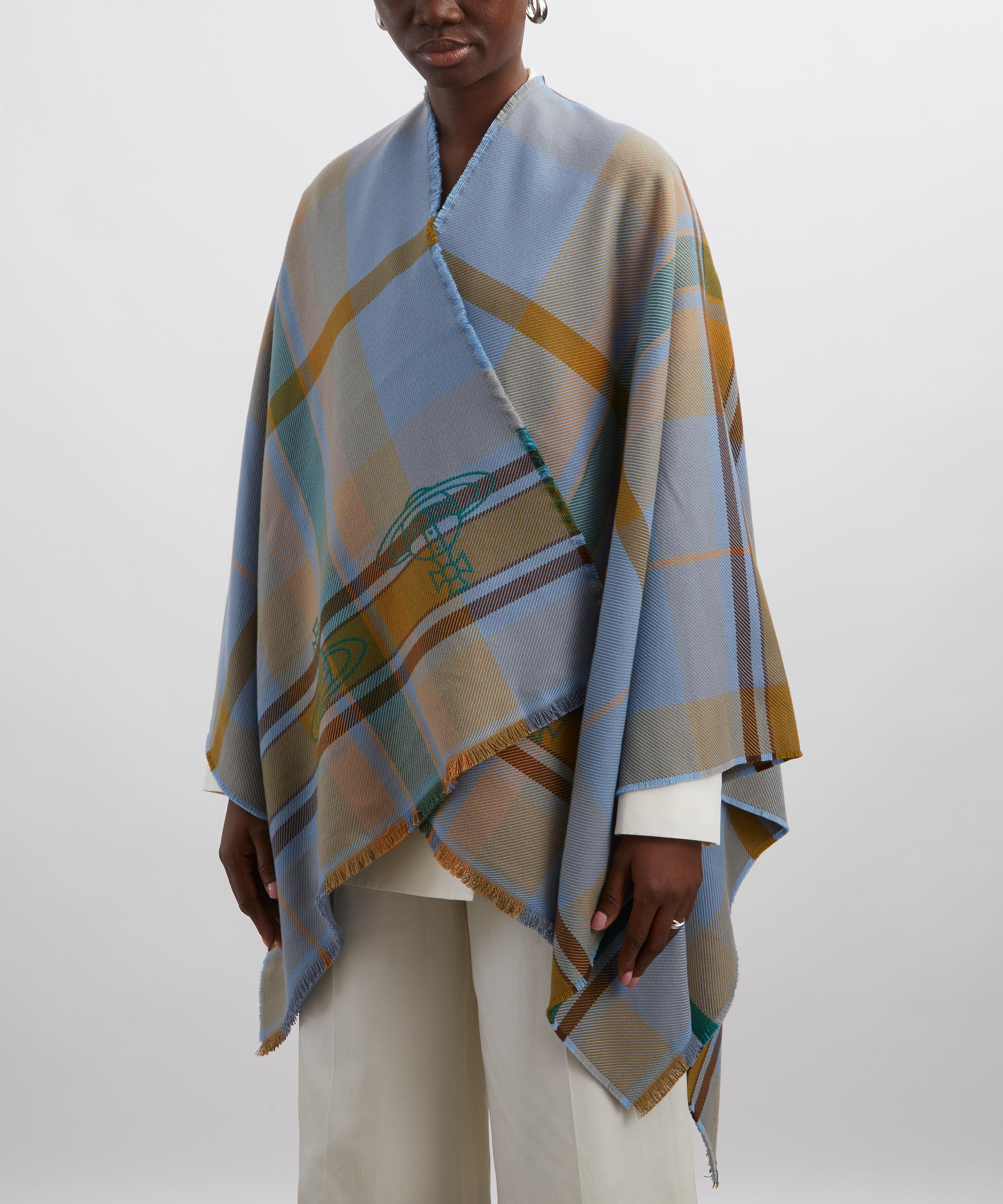 Vivienne Westwood - Reversible Tartan Poncho image number 2