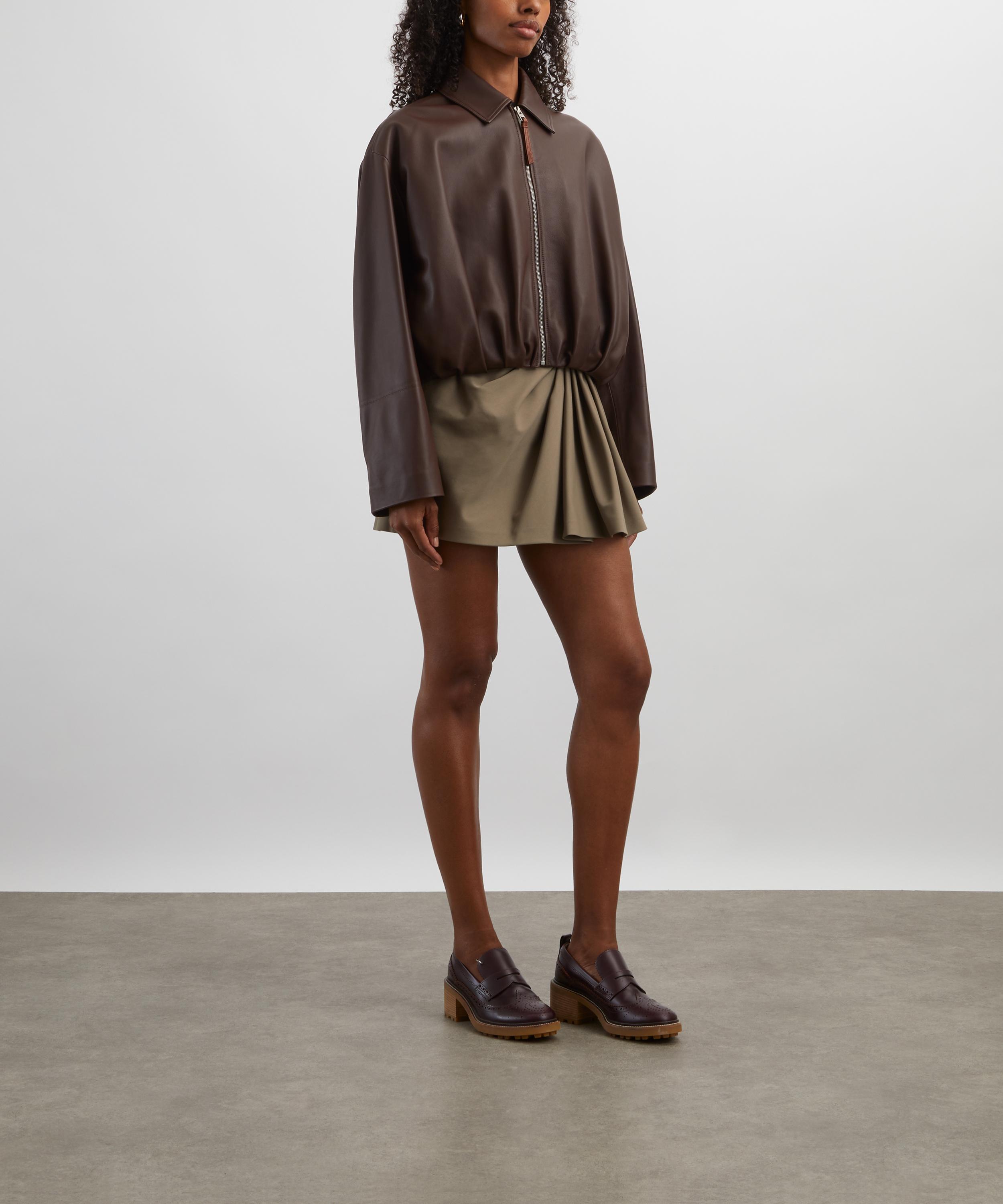 Loewe - Draped Nappa Leather Jacket image number 1