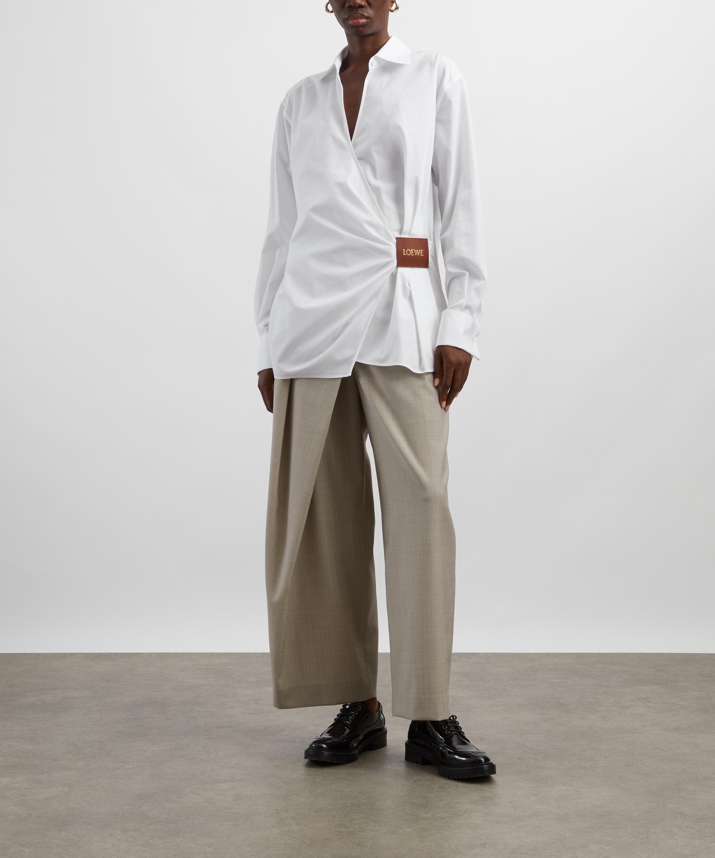 Loewe - Draped Cotton Shirt image number 1