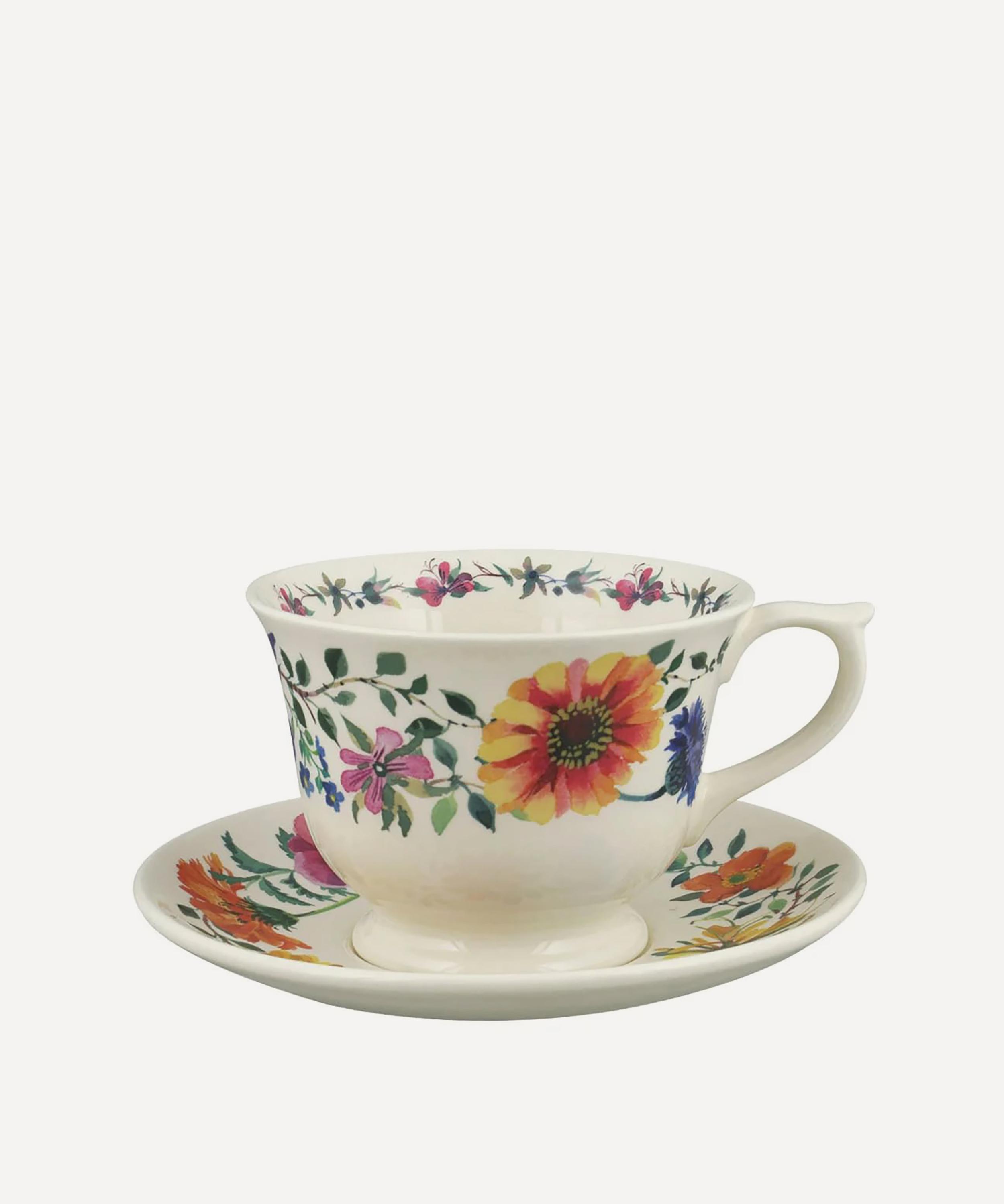 Emma Bridgewater - Garden Flowers Large Teacup and Saucer image number 0