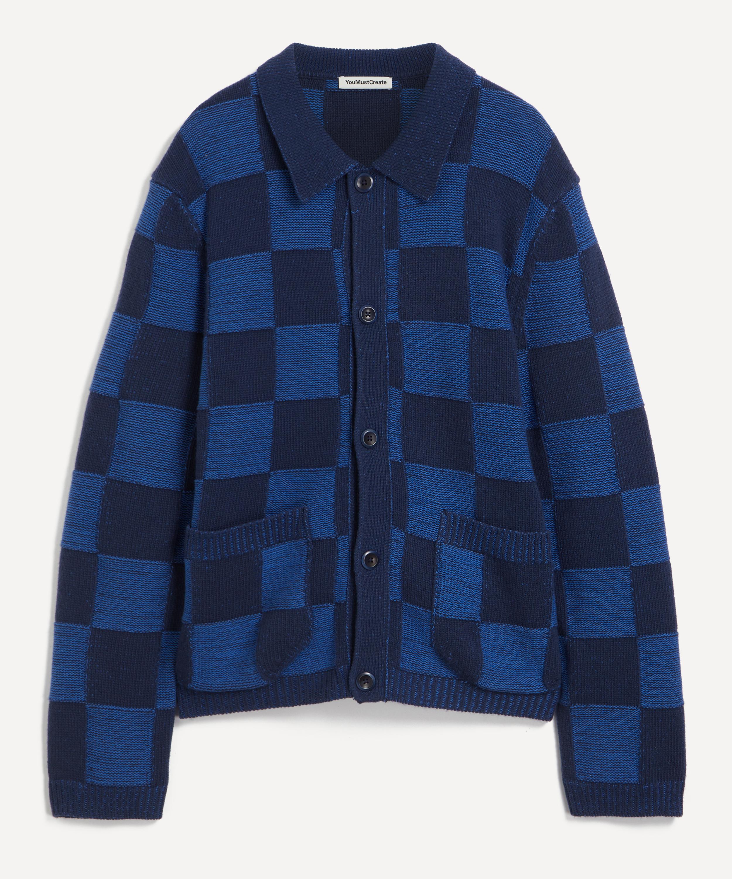 YMC - Baker Checkerboard Cardigan