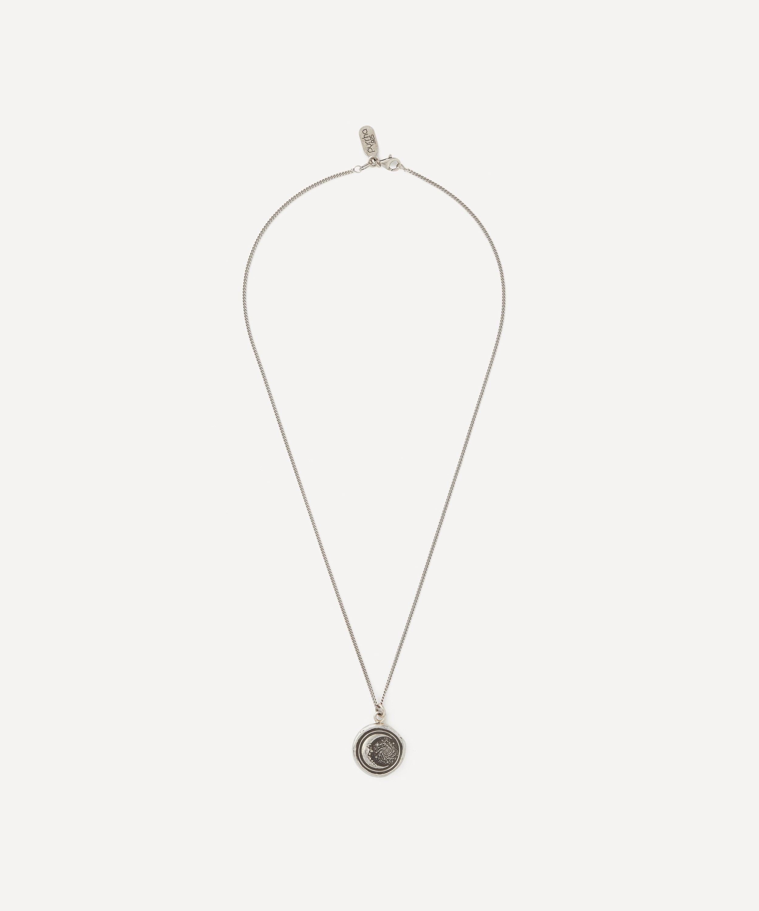 Pyrrha - Sterling Silver Trust the Universe Pendant Necklace