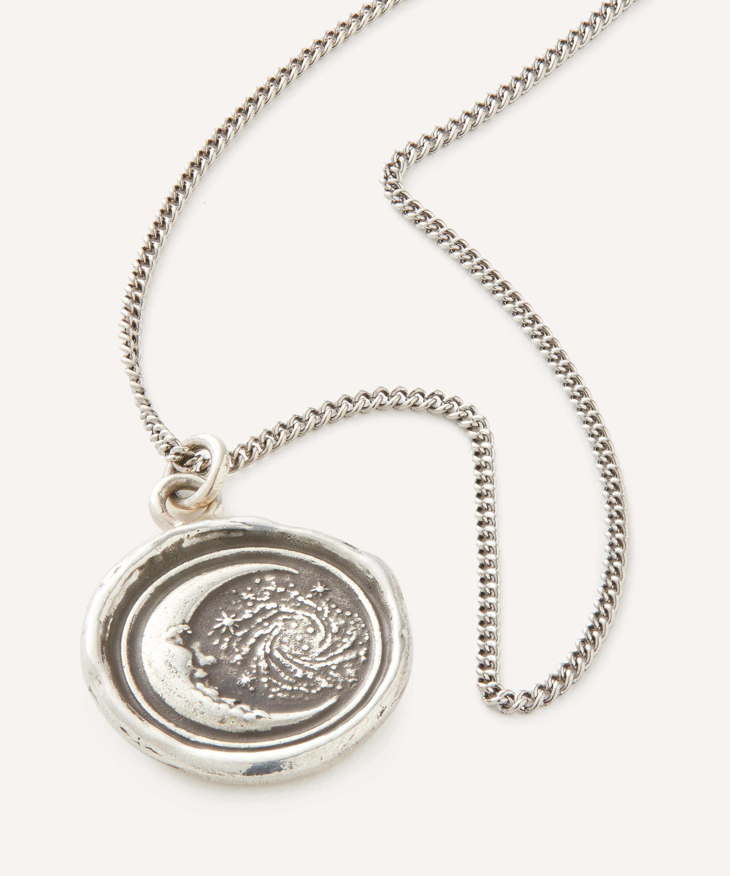 Pyrrha - Sterling Silver Trust the Universe Pendant Necklace image number 1