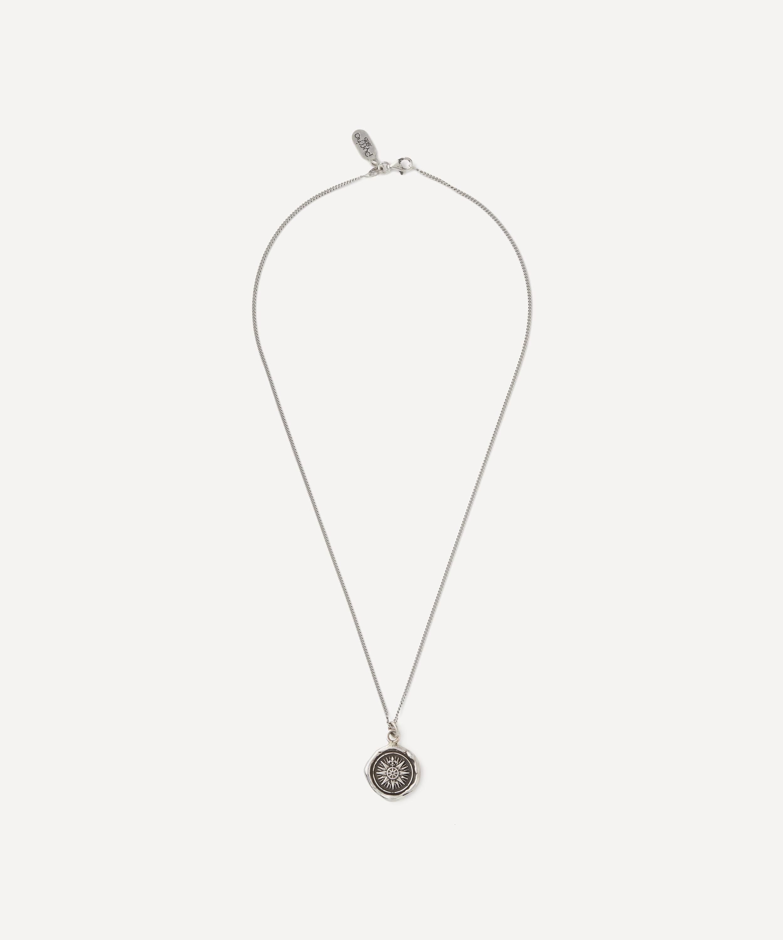 Pyrrha - Sterling Silver Direction Pendant Necklace image number 0