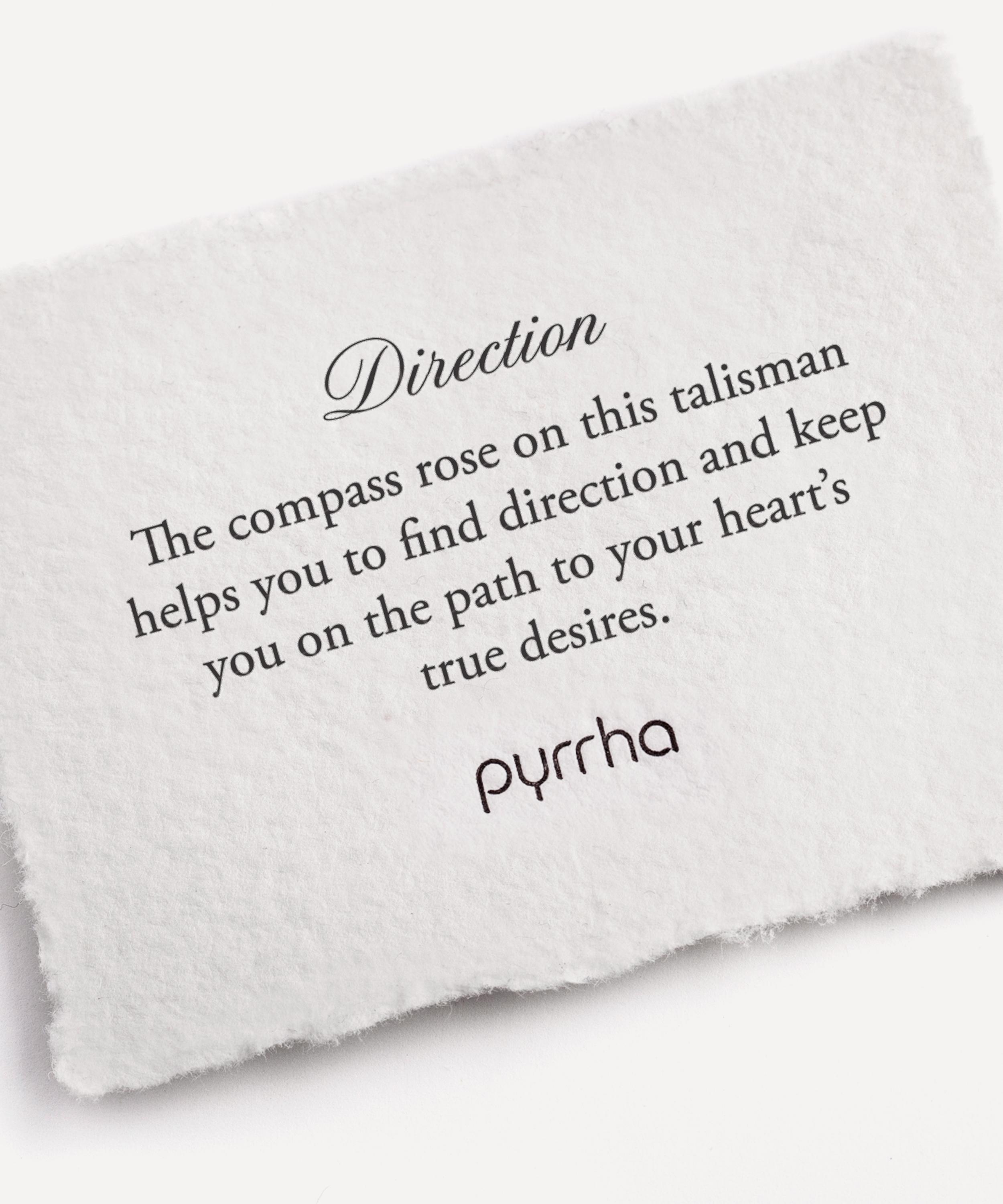 Pyrrha - Sterling Silver Direction Talisman Necklace image number 3