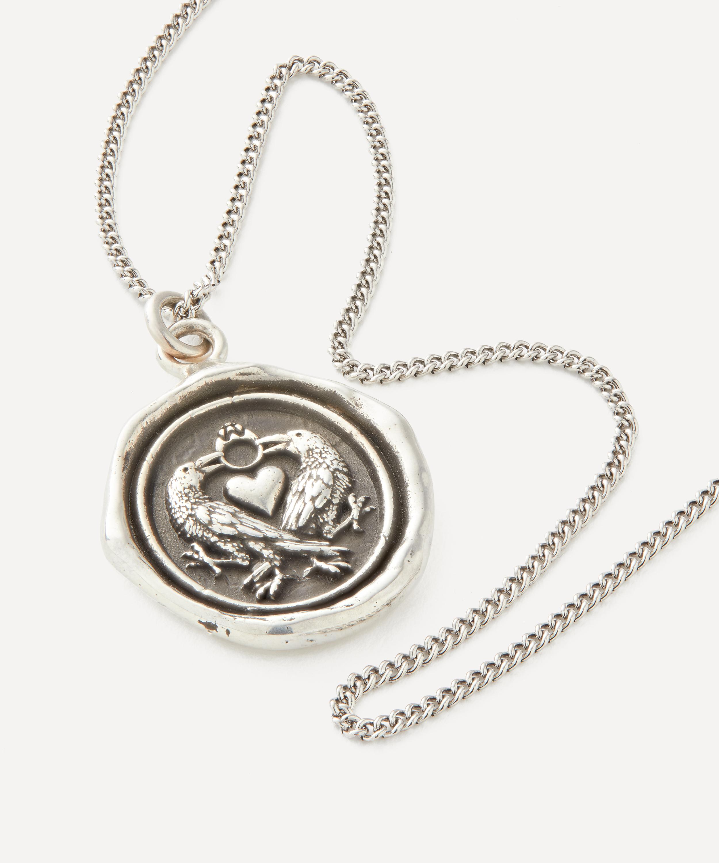 Pyrrha - Sterling Silver We Two Are One Pendant Necklace image number 1