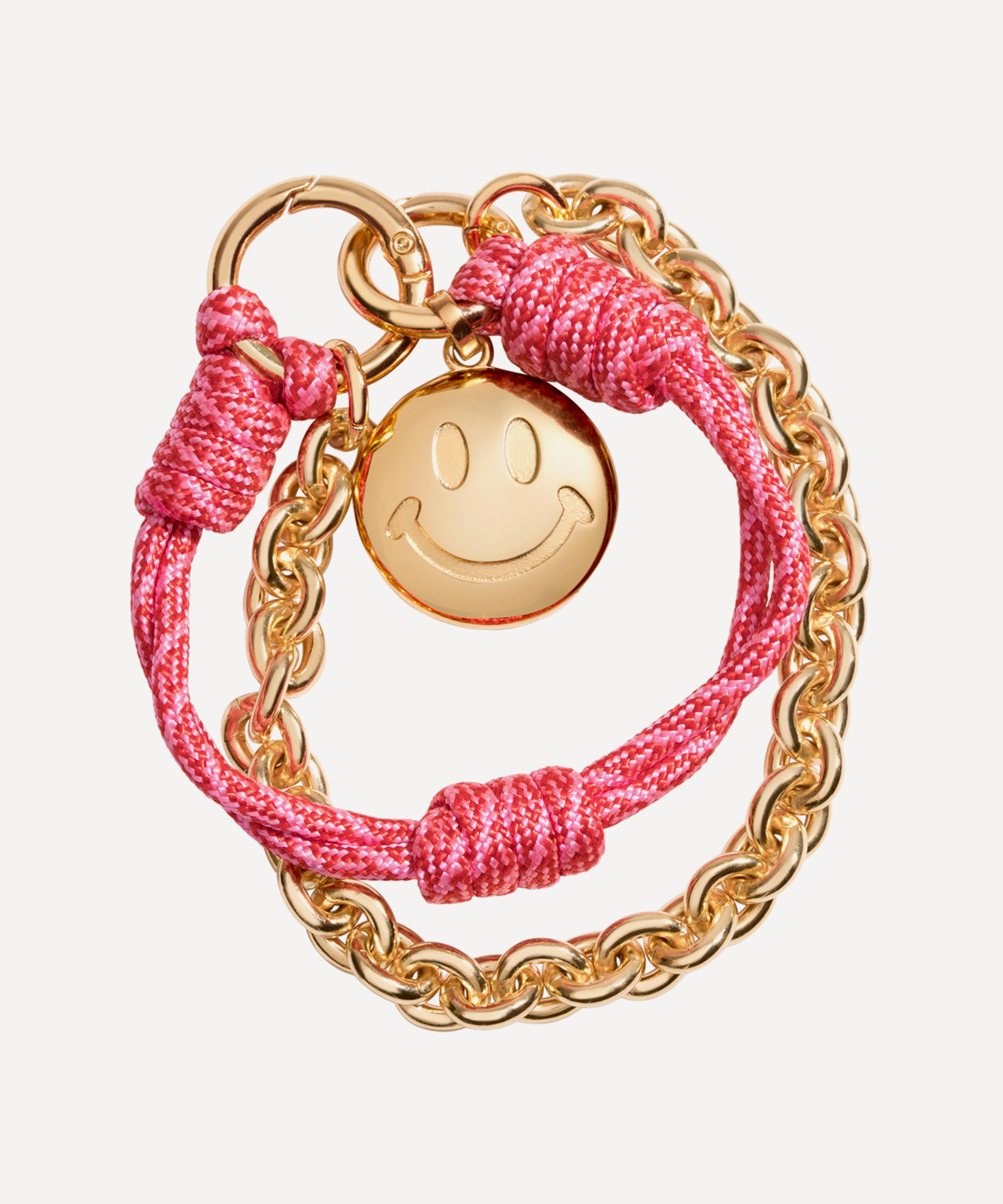 Martha Calvo - 14ct Gold-Plated Be Happy Bag Charm image number 0