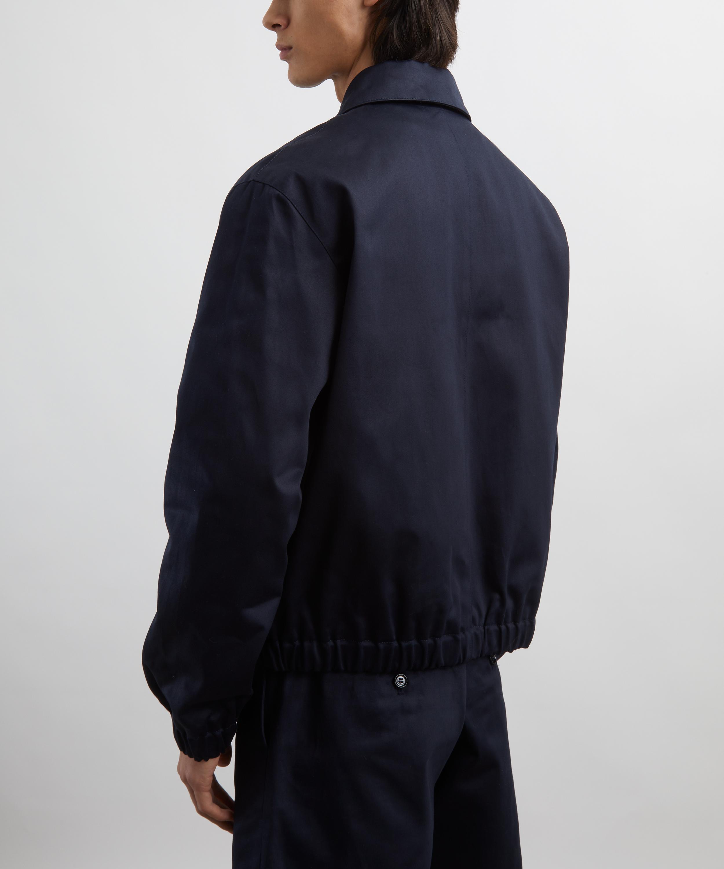 Ami - Navy Cotton Zipped Jacket  image number 3