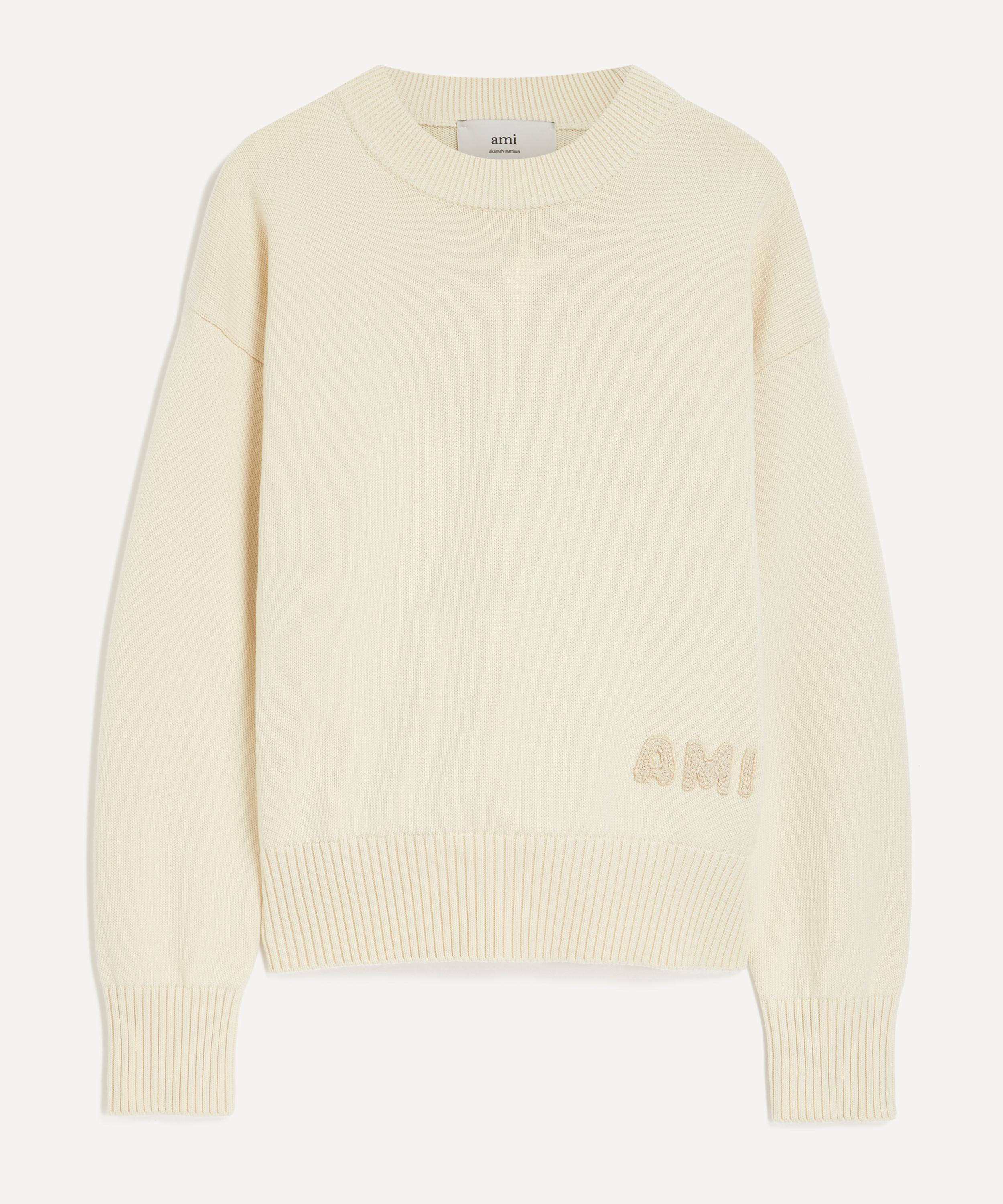 Ami - Ami Embroidered Crewneck Sweater image number 0