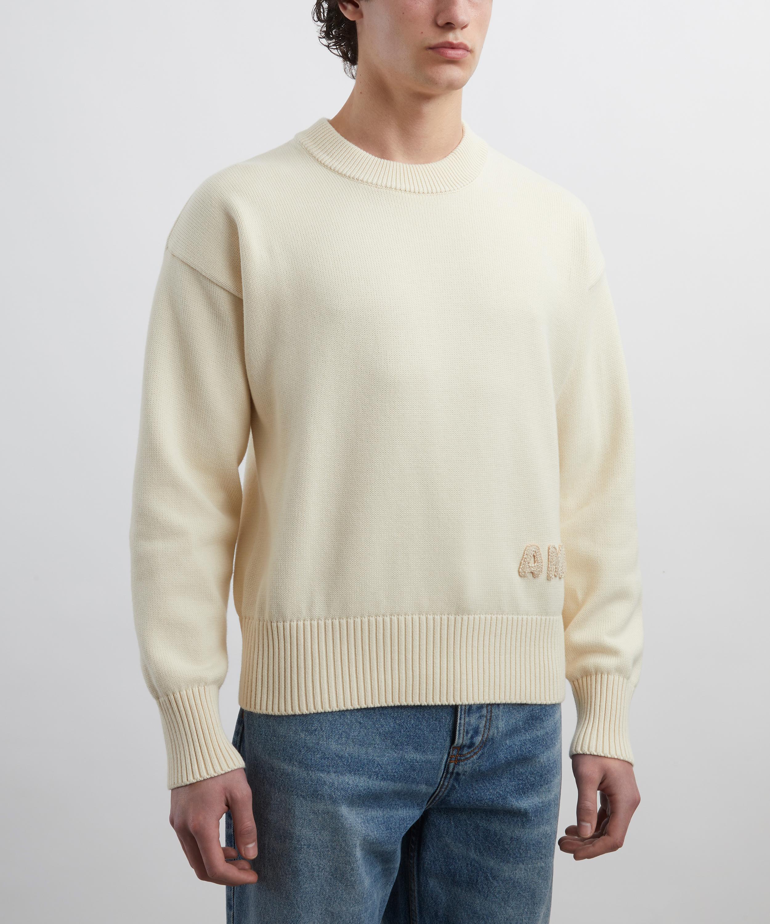 Ami - Ami Embroidered Crewneck Sweater image number 2