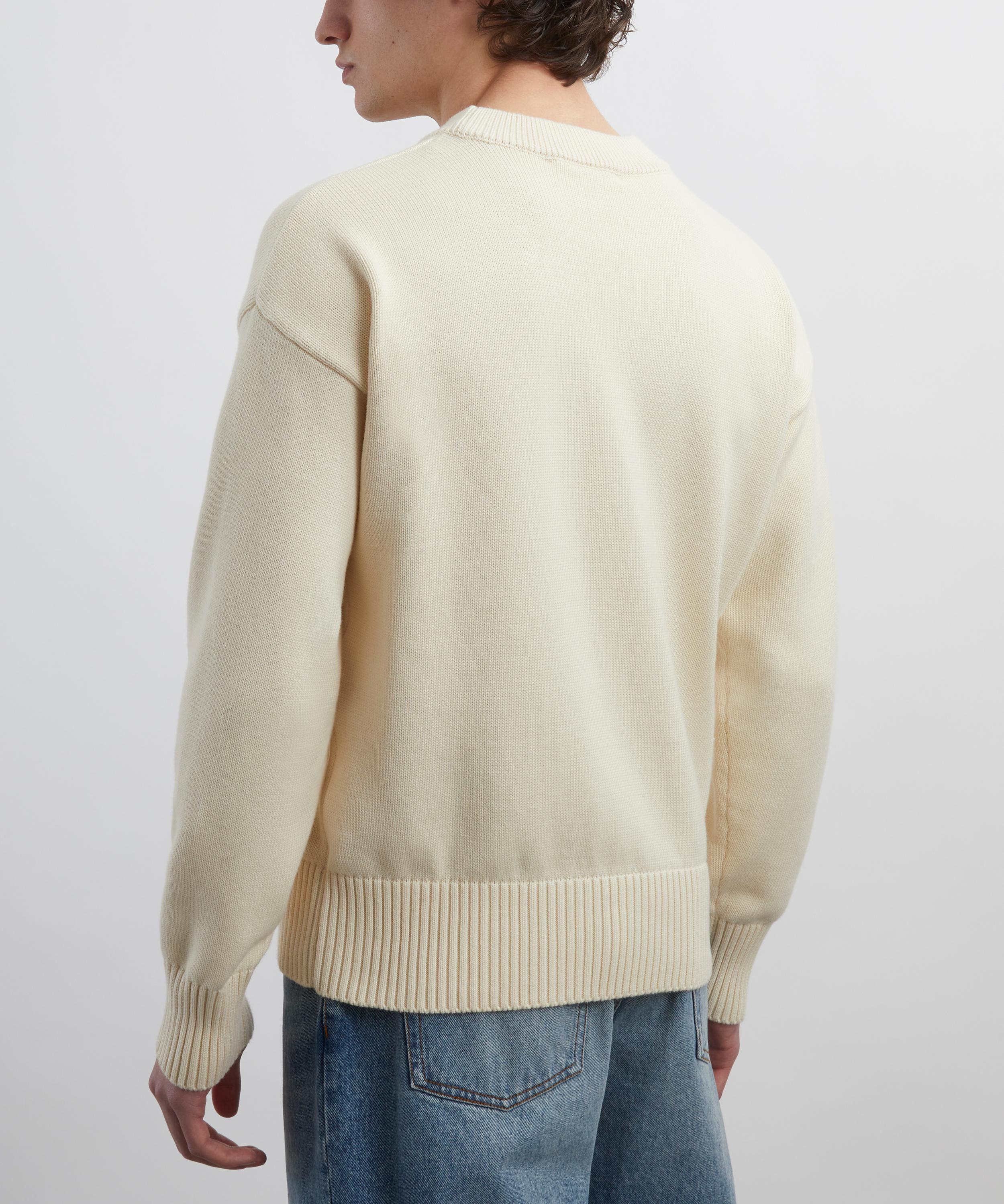 Ami - Ami Embroidered Crewneck Sweater image number 3