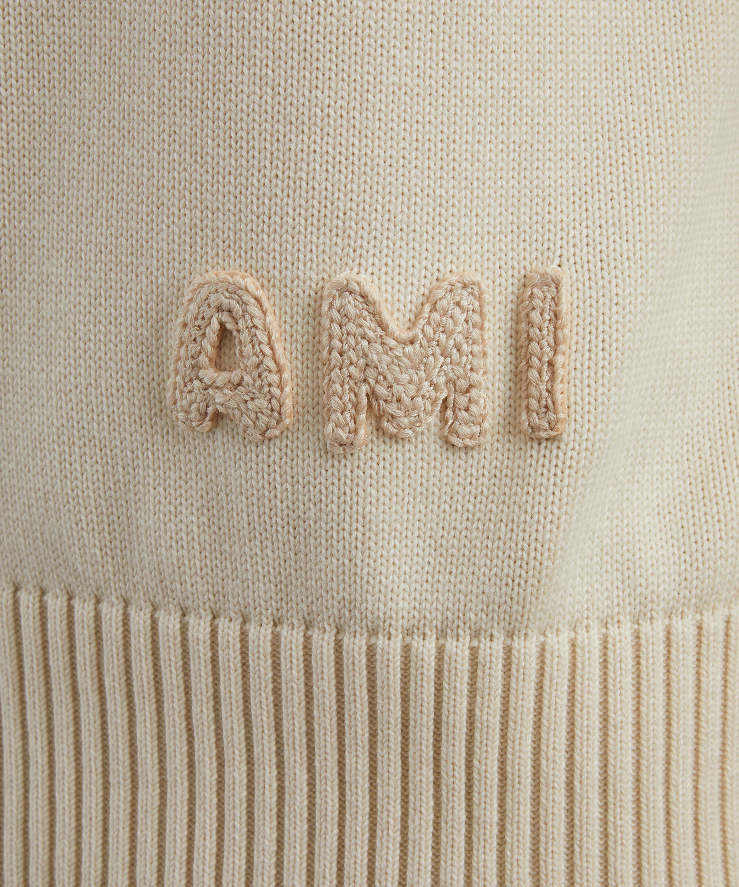 Ami - Ami Embroidered Crewneck Sweater image number 4