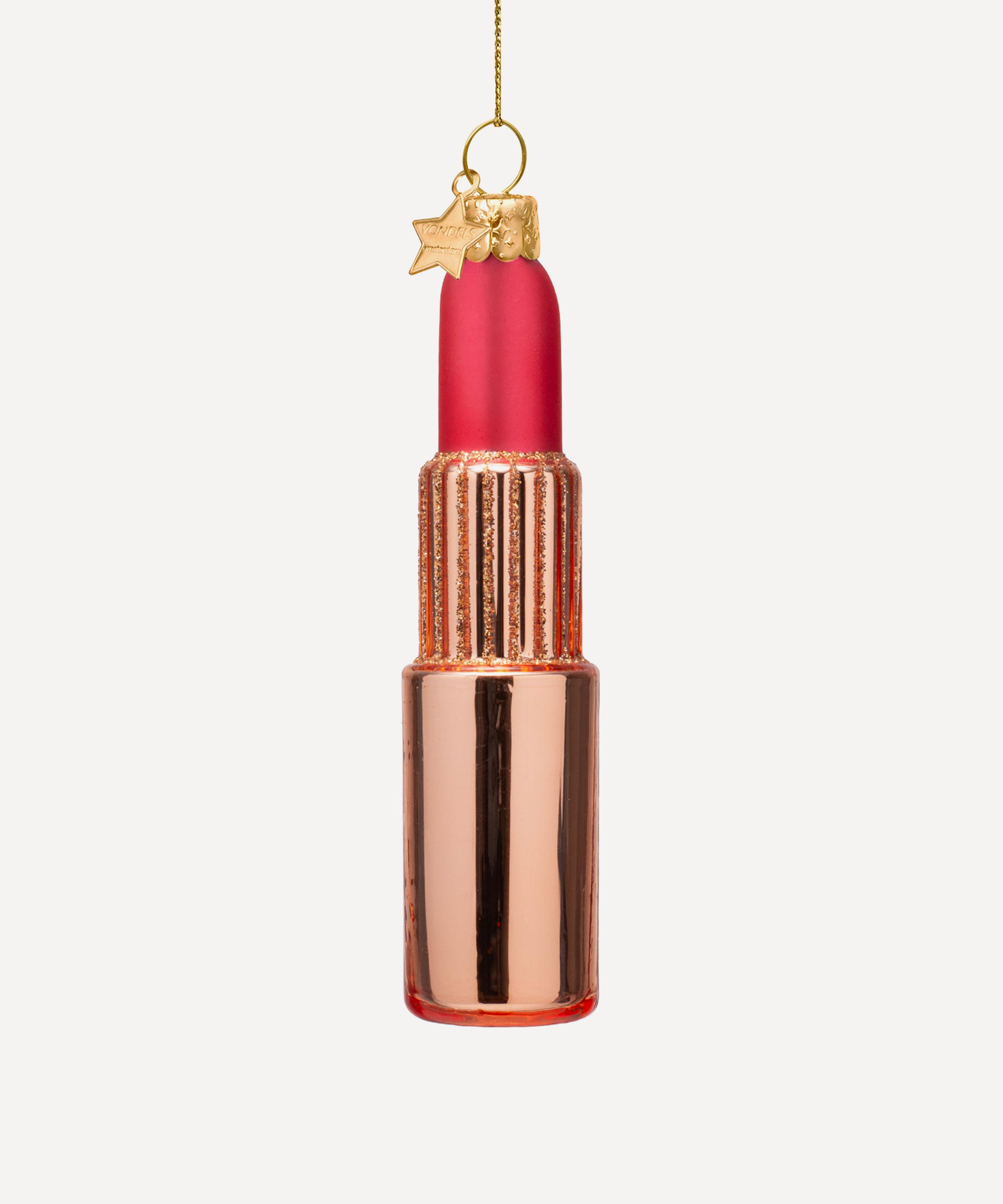 Christmas - Burnt Pink Lipstick Ornament image number 2