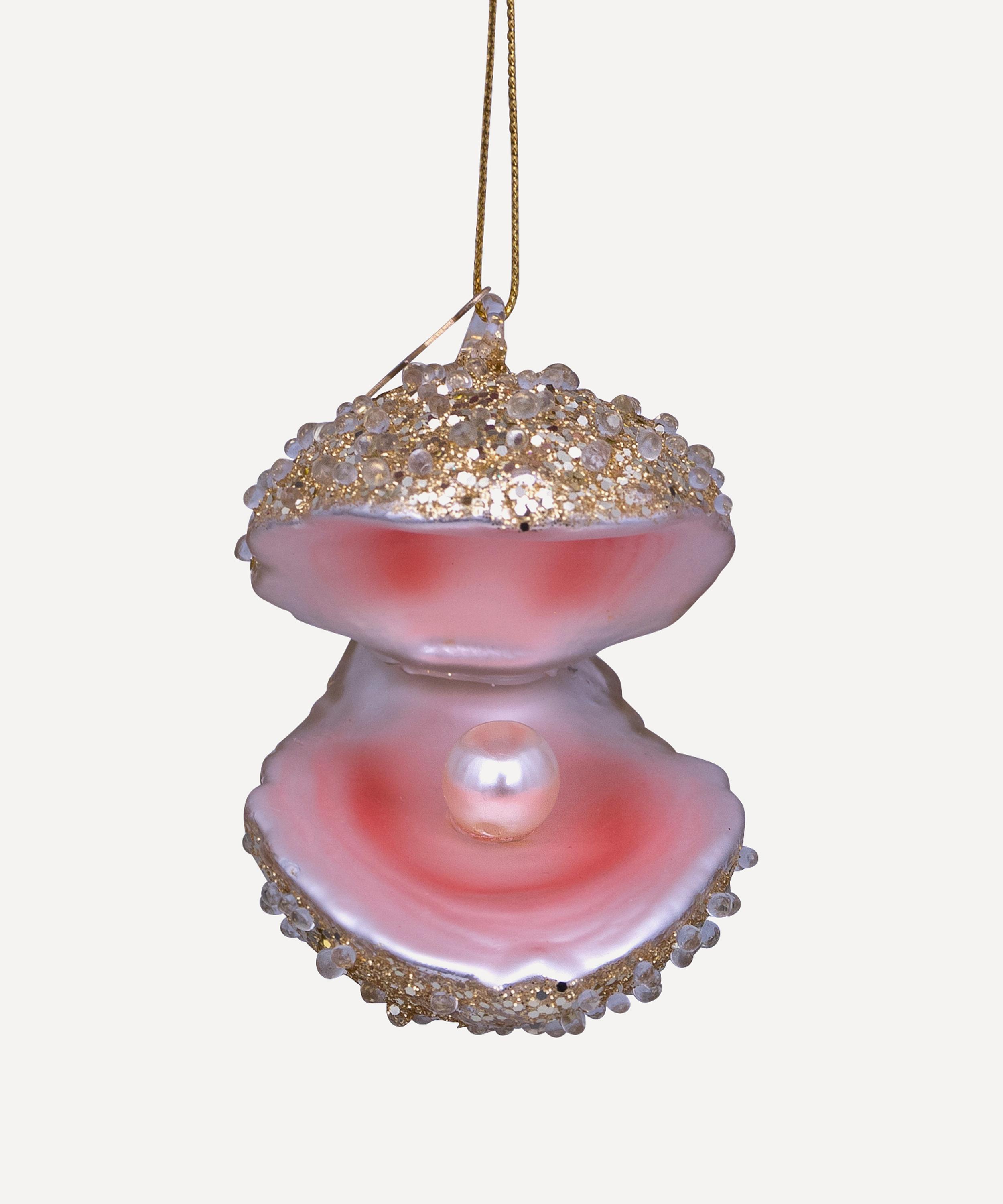 Christmas - Glitter Oyster Glass Ornament image number 2