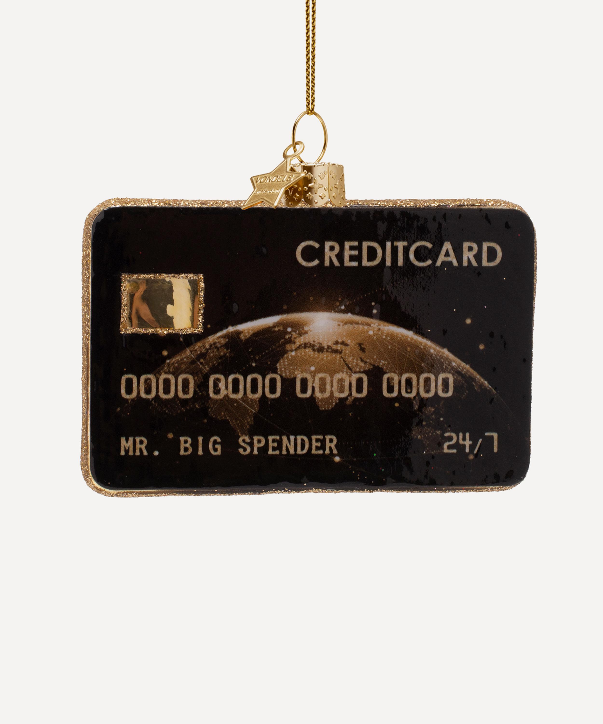Christmas - Credit Card Glass Ornament image number 0