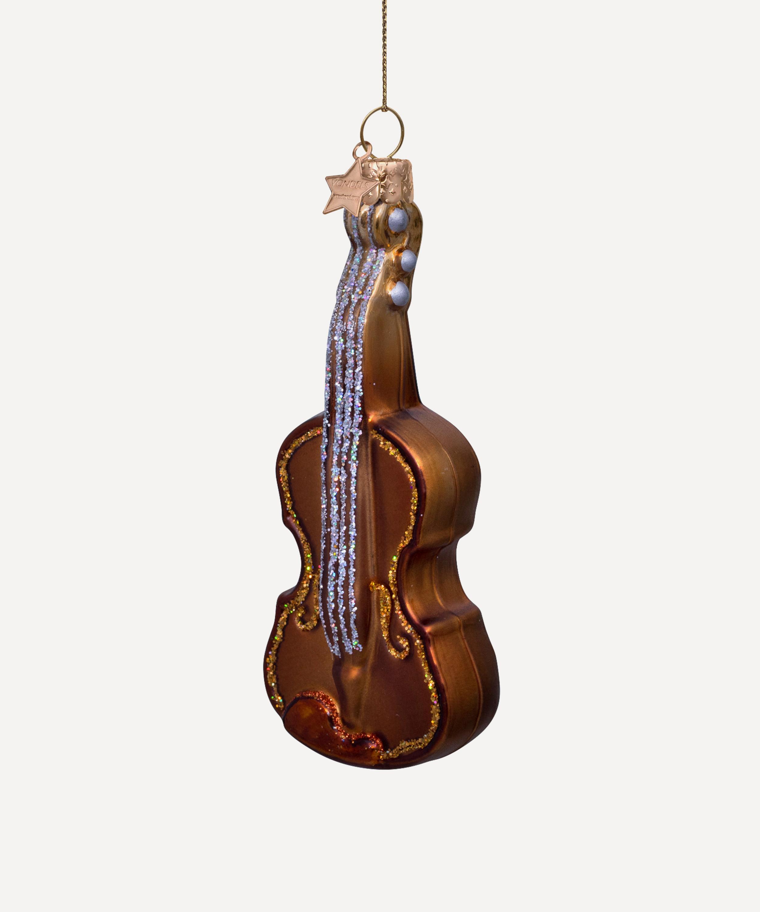 Christmas - Brown Violin Ornament image number 0