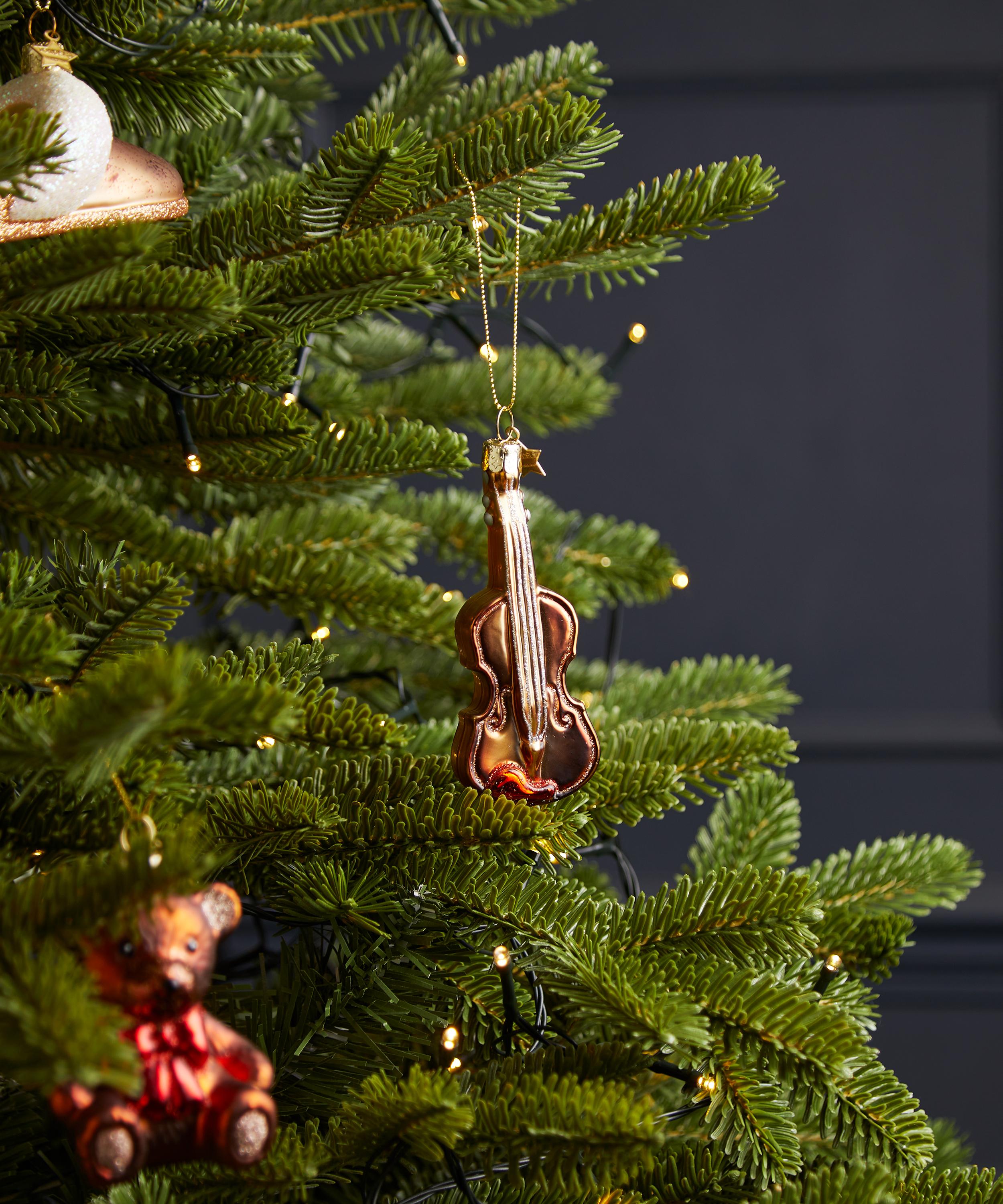 Christmas - Brown Violin Ornament image number 1