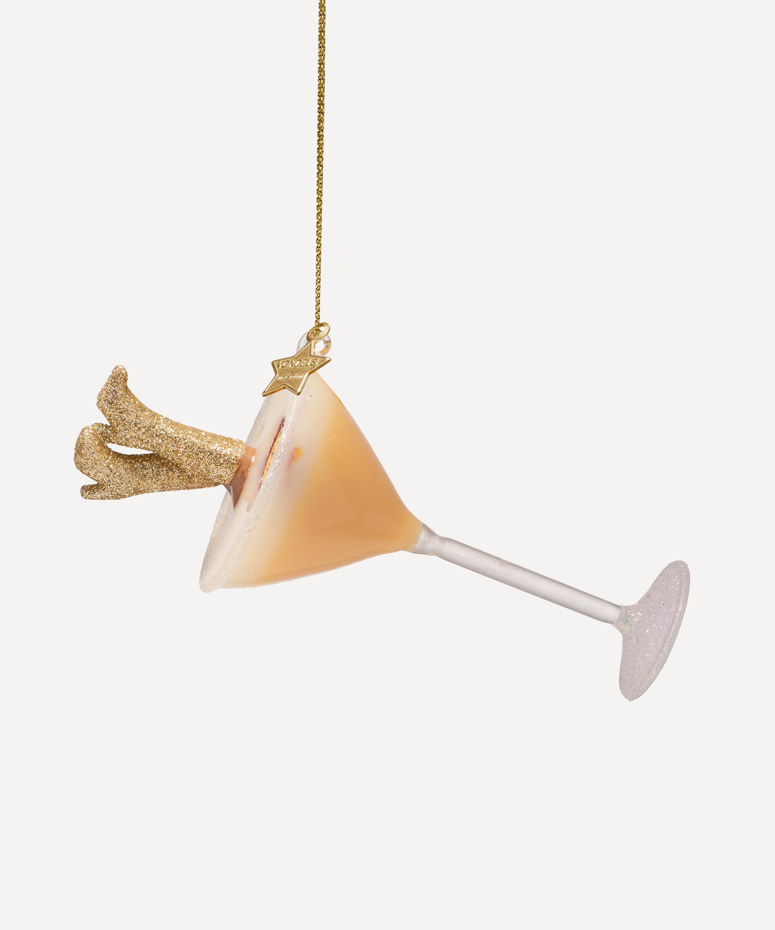 Christmas - Passionfruit Martini with High Heels Glass Ornament image number 0
