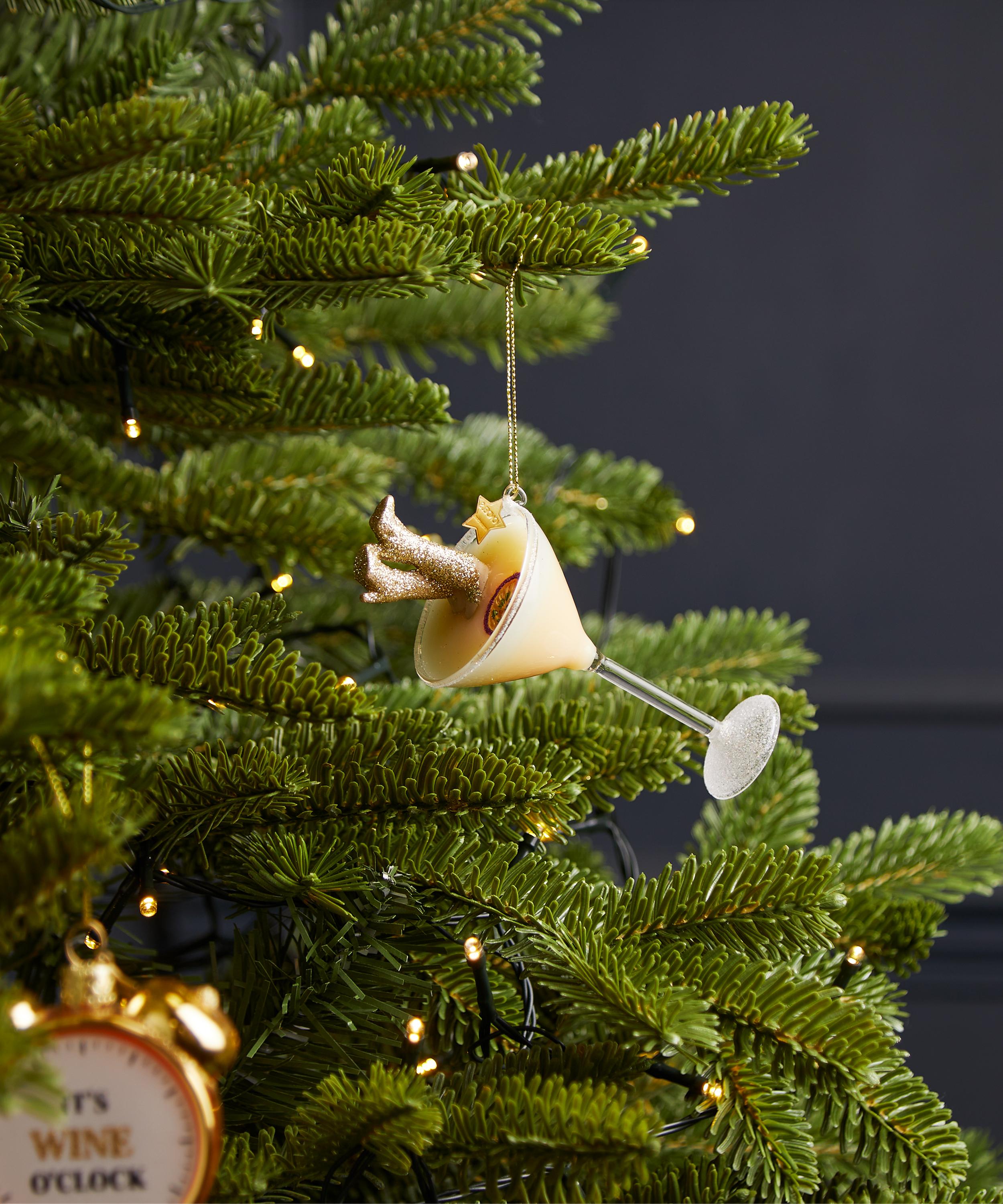 Christmas - Passionfruit Martini with High Heels Glass Ornament image number 1
