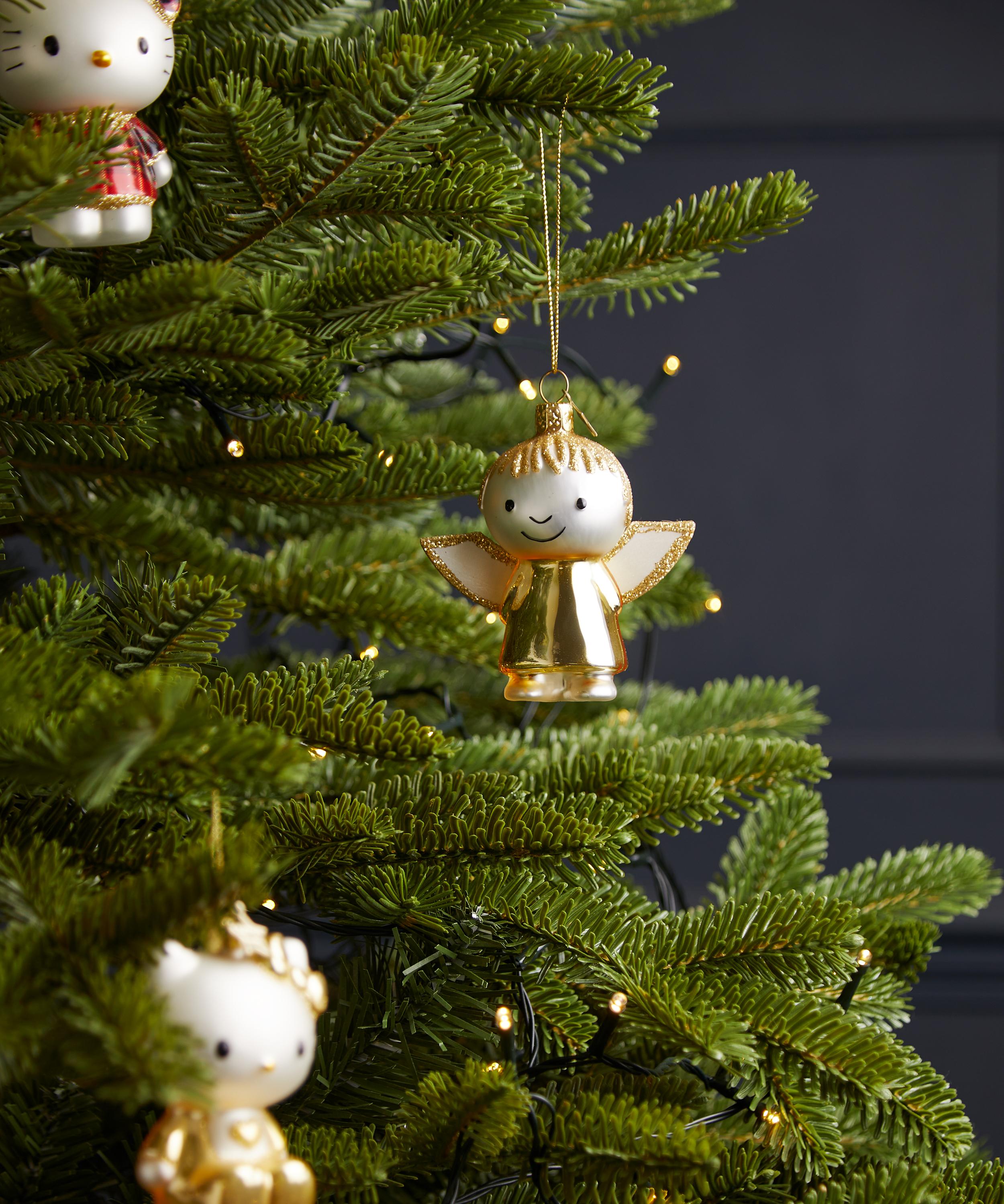 Christmas - Miffy Gold Angel Glass Ornament image number 1