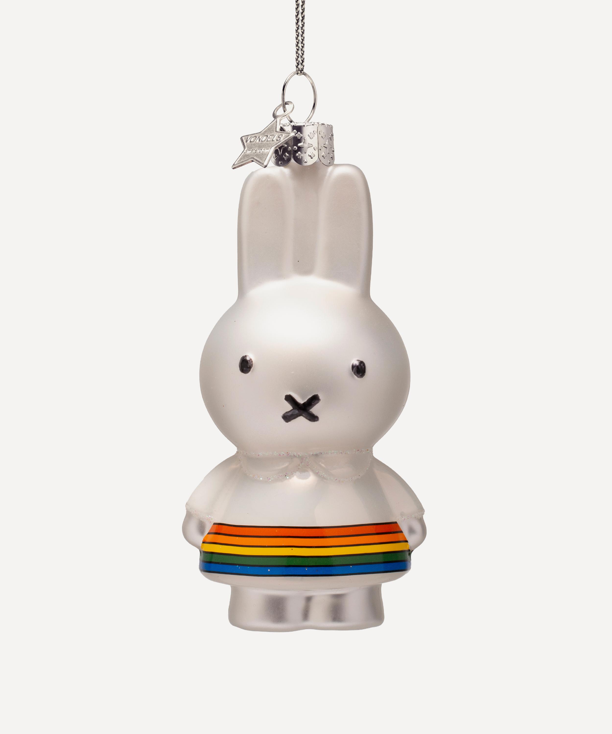 Christmas - Miffy Rainbow Dress Glass Ornament image number 0