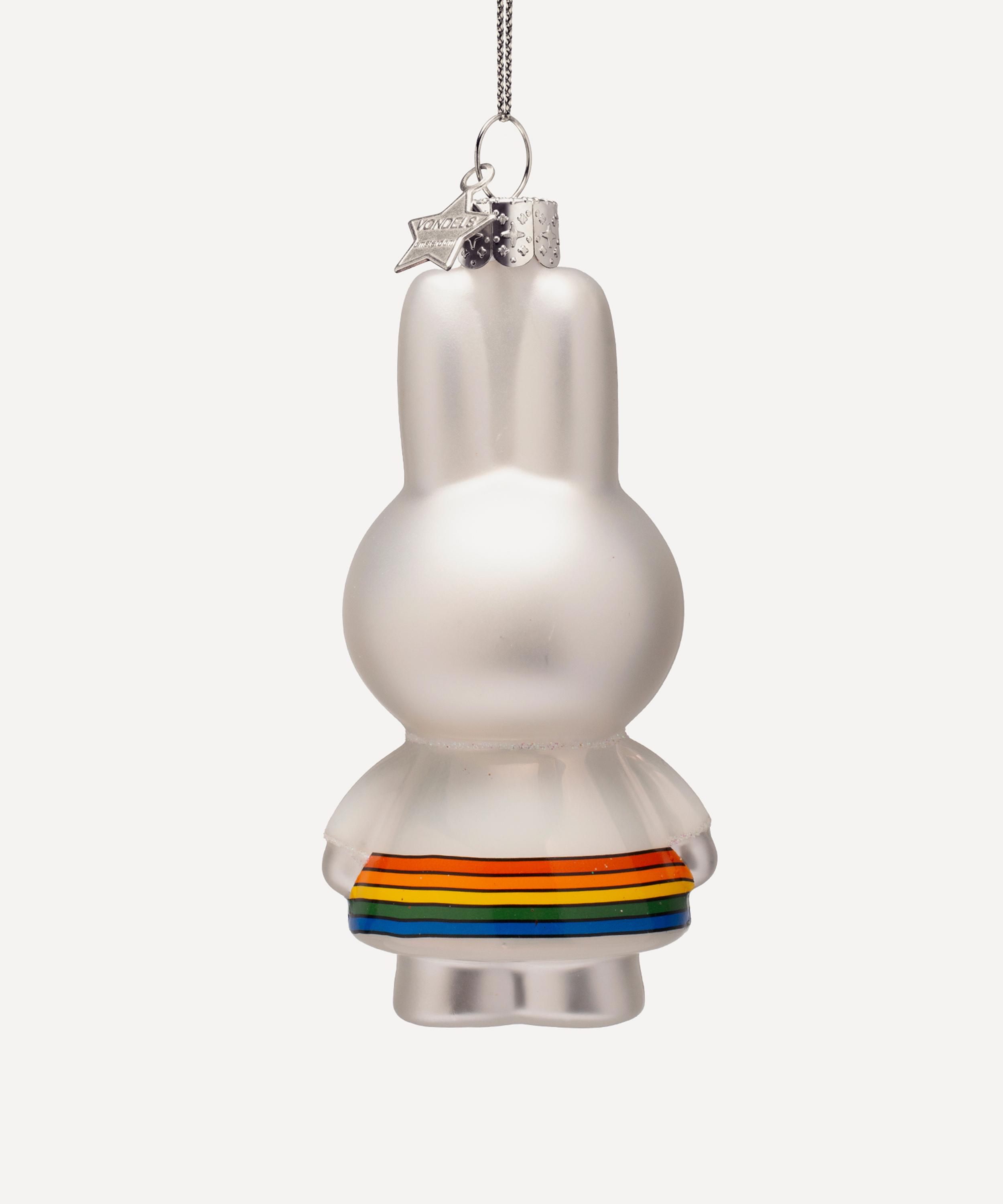 Christmas - Miffy Rainbow Dress Glass Ornament image number 2