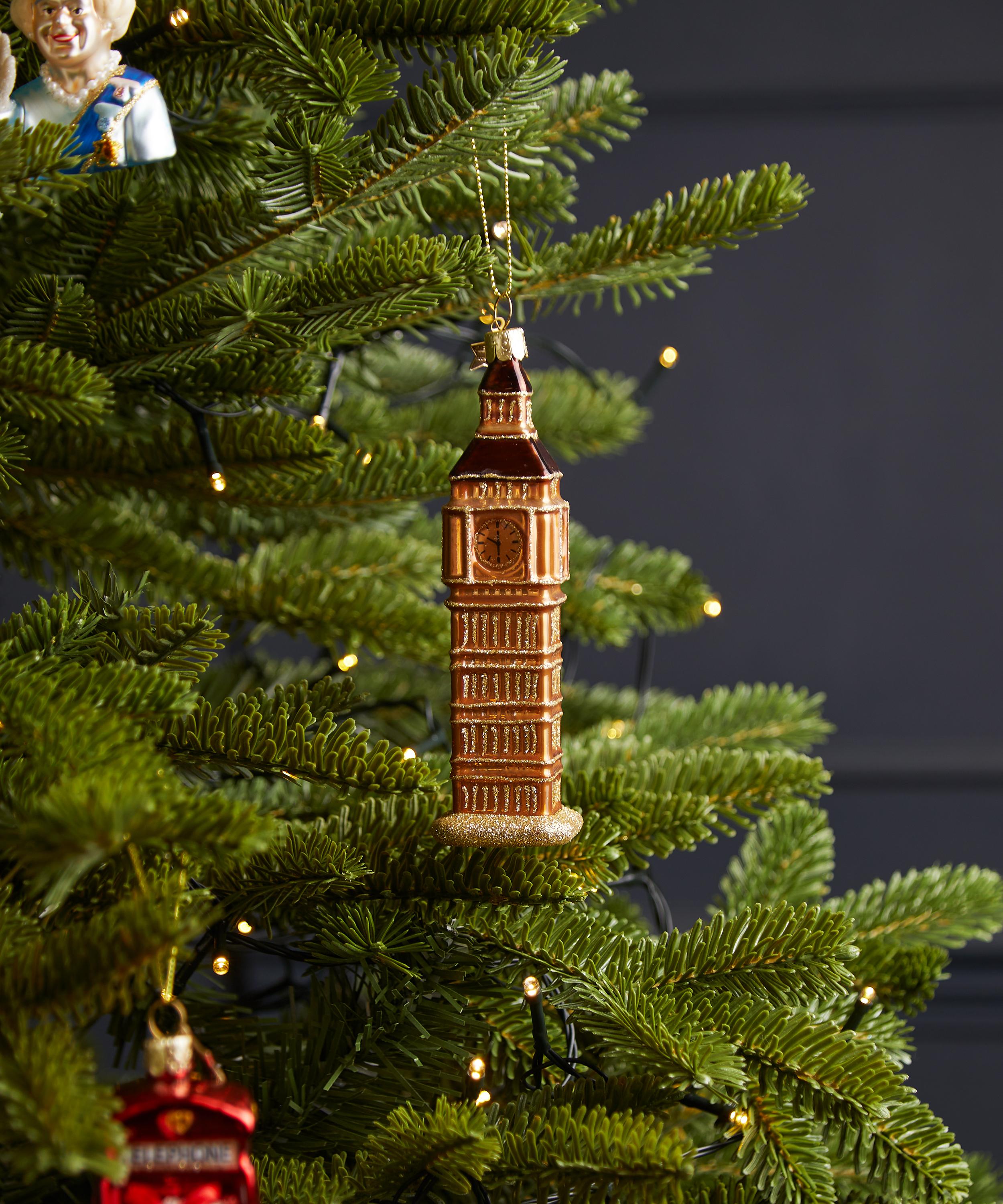 Christmas - Big Ben Glass Ornament image number 1