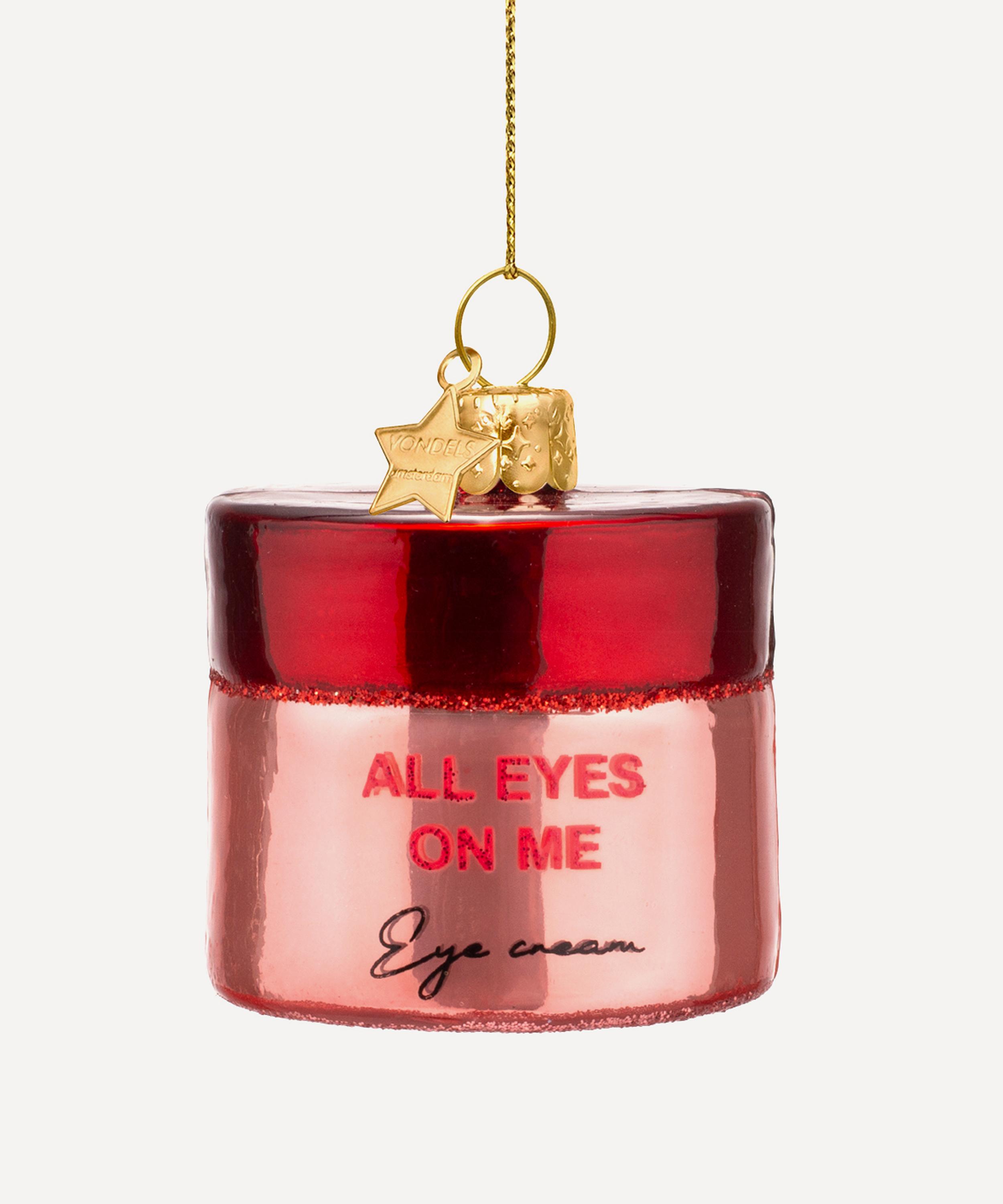 Christmas - Eye Cream Glass Ornament
