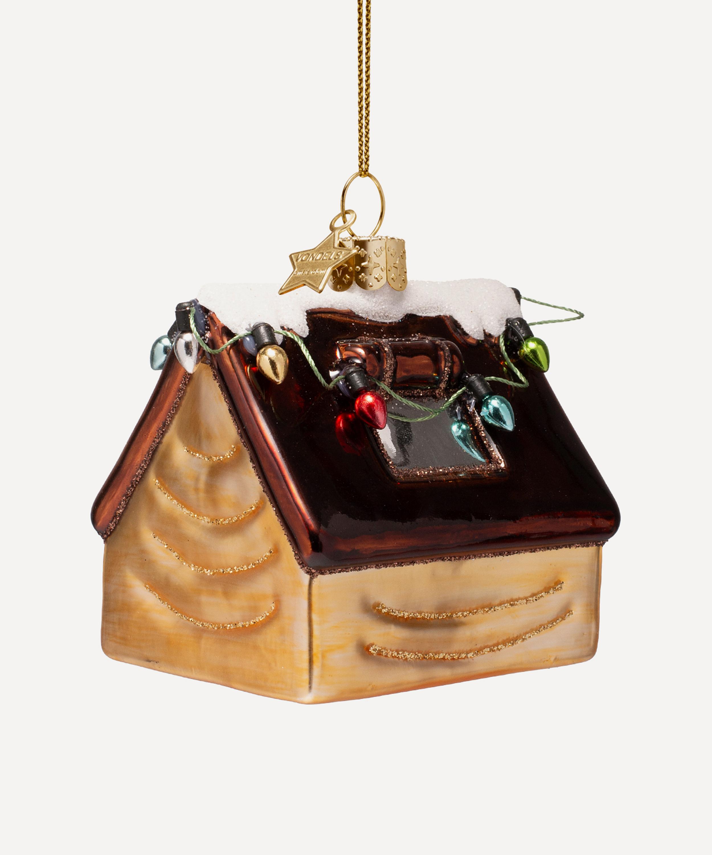 Christmas - Tent with Christmas Lights Glass Ornament image number 2