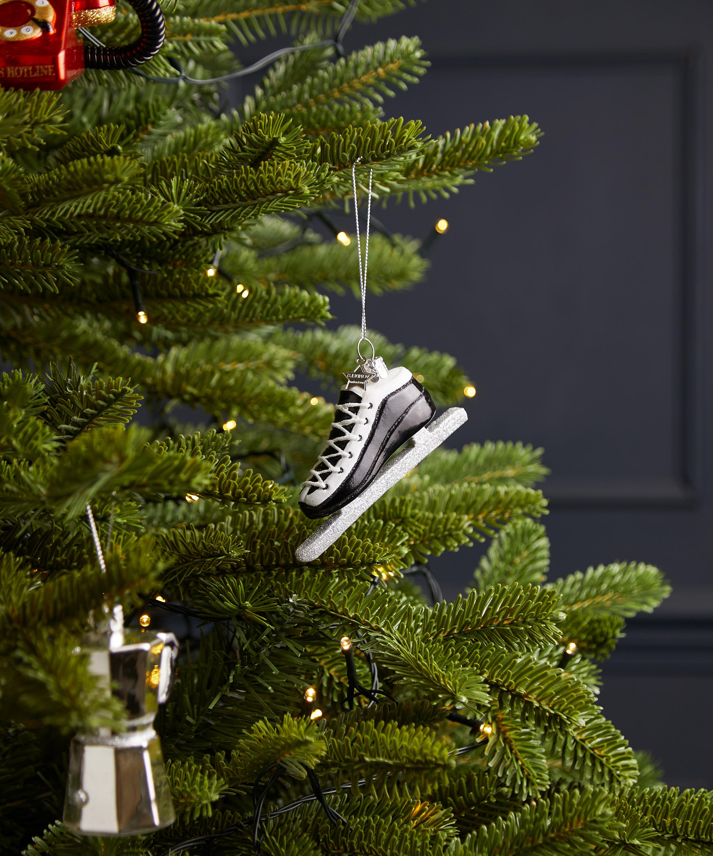 Christmas - Ice Skate Glass Ornament image number 1