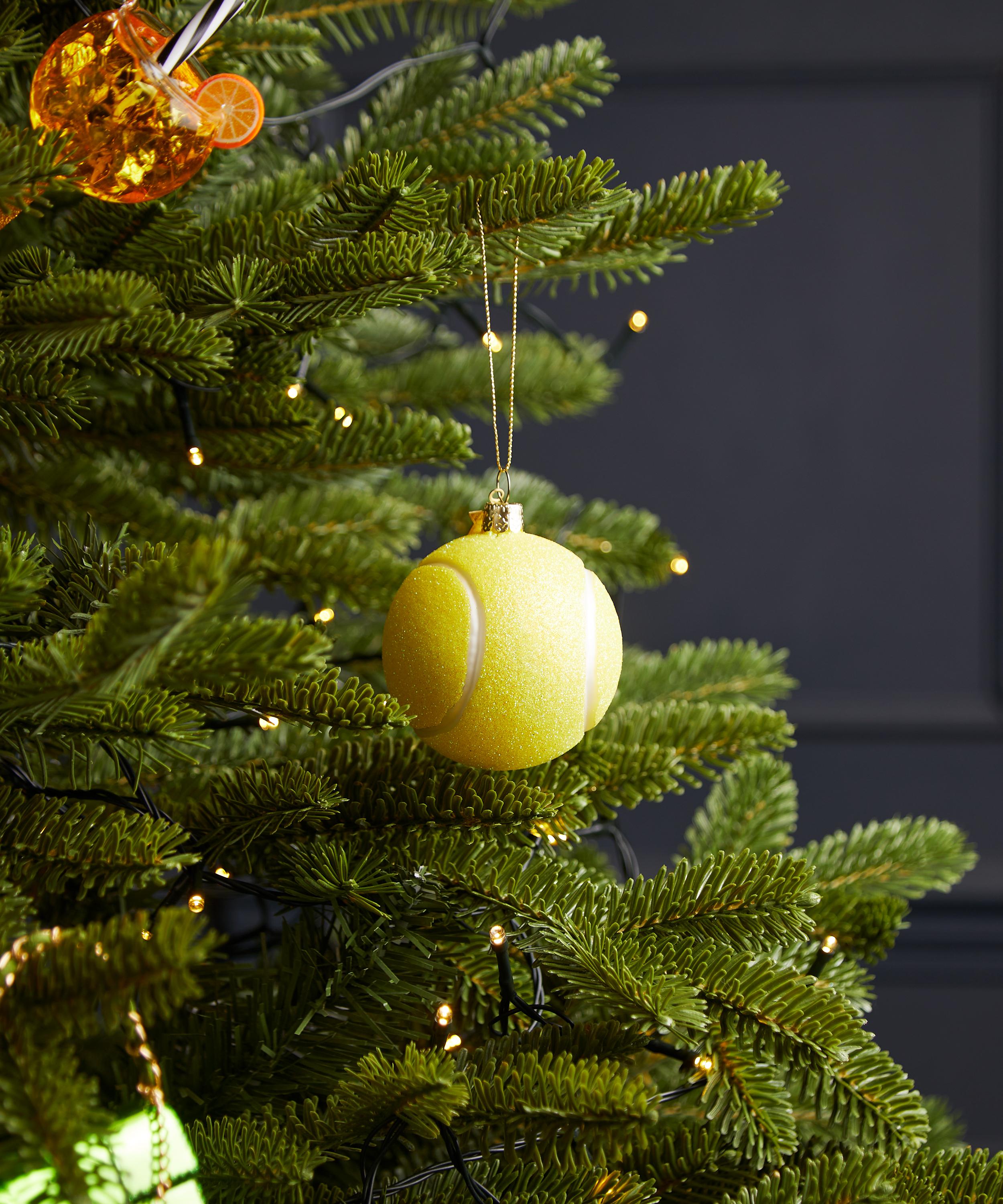 Christmas - Tennis Ball Glass Bauble image number 0