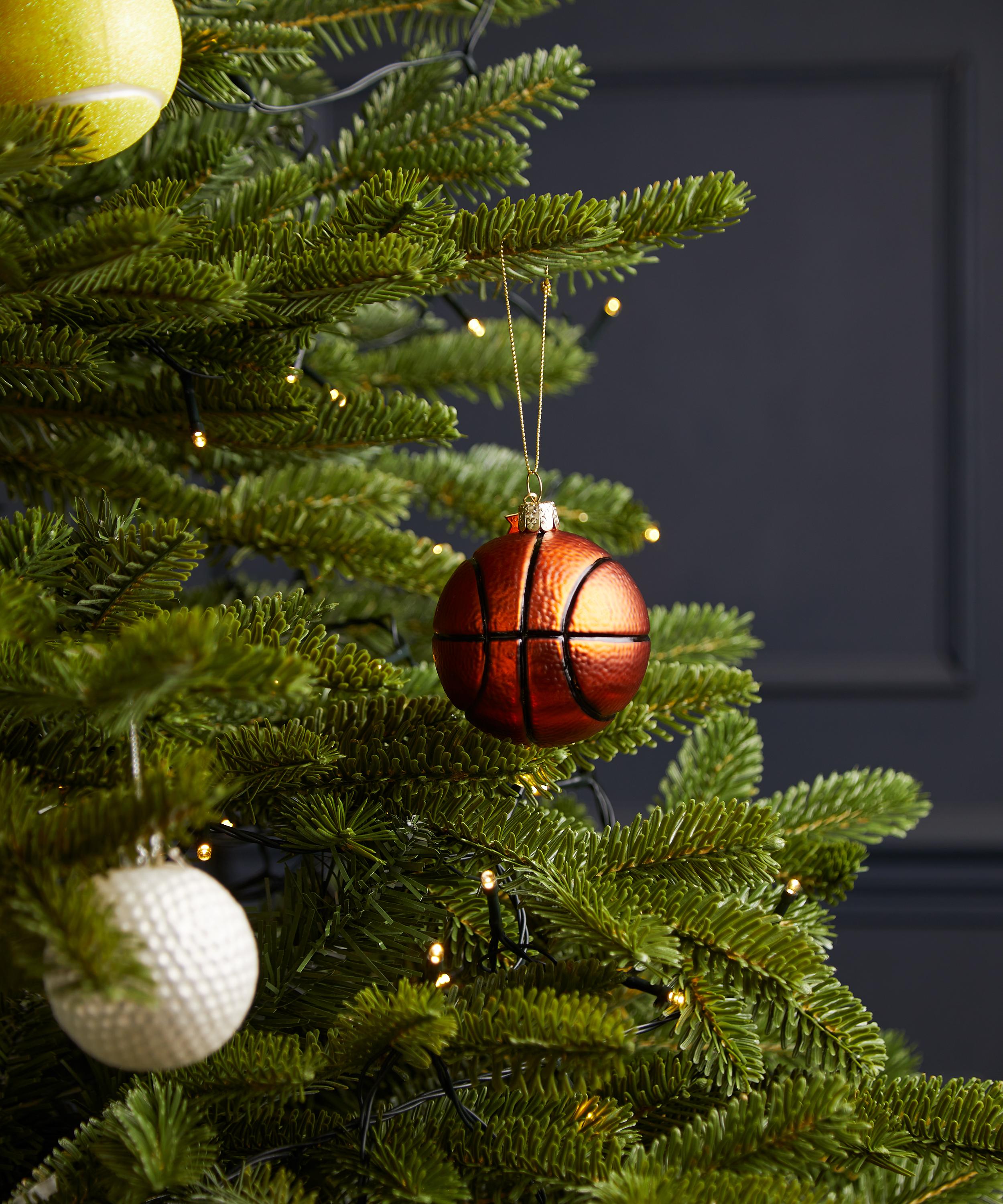Christmas - Basketball Glass Bauble image number 1