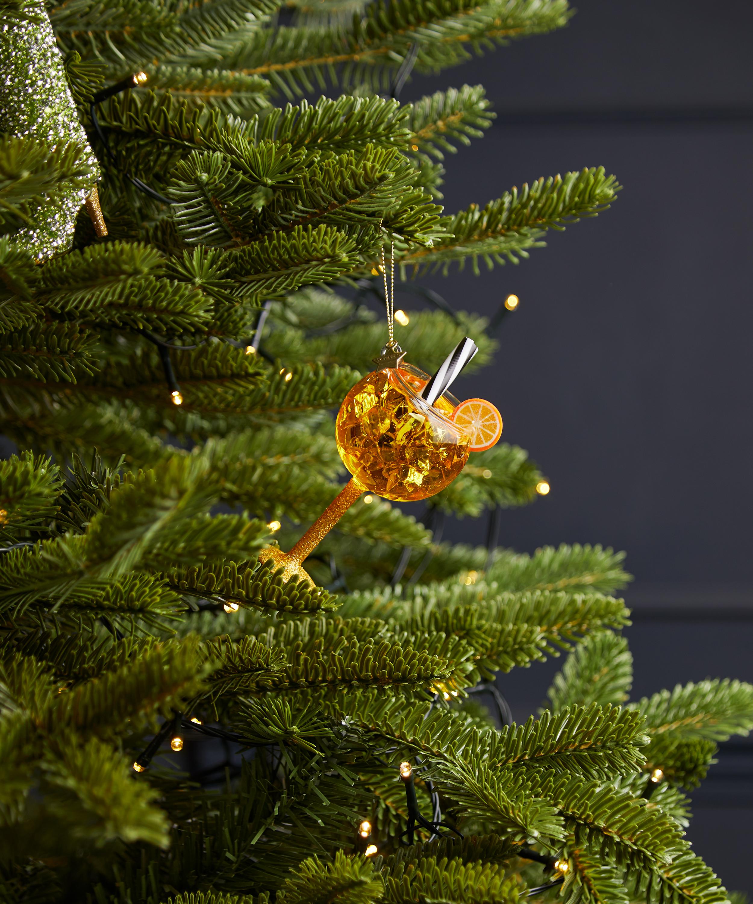 Christmas - Orange Spritzer Glass Ornament image number 1
