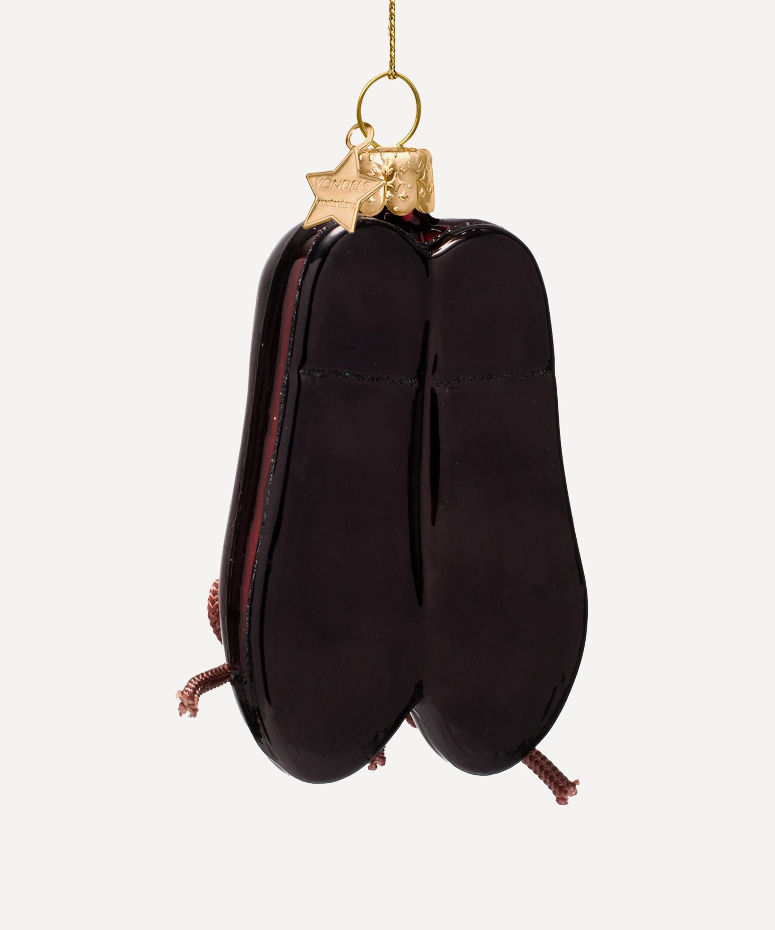 Christmas - Ballet Shoes Glass Ornament image number 2