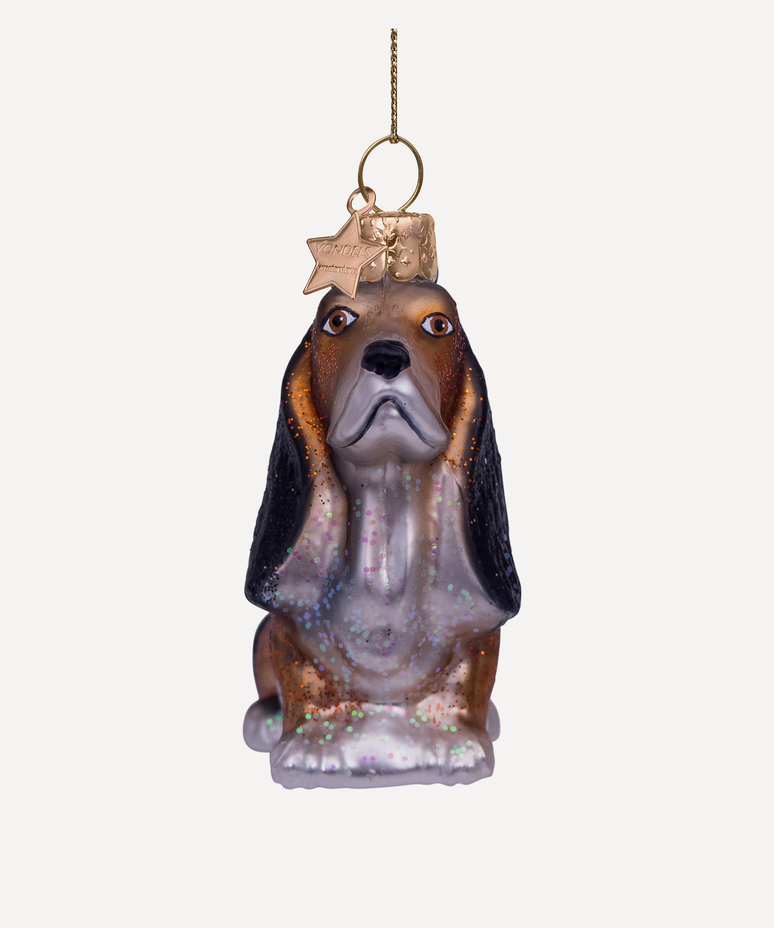 Christmas - Basset Dog Ornament image number 0