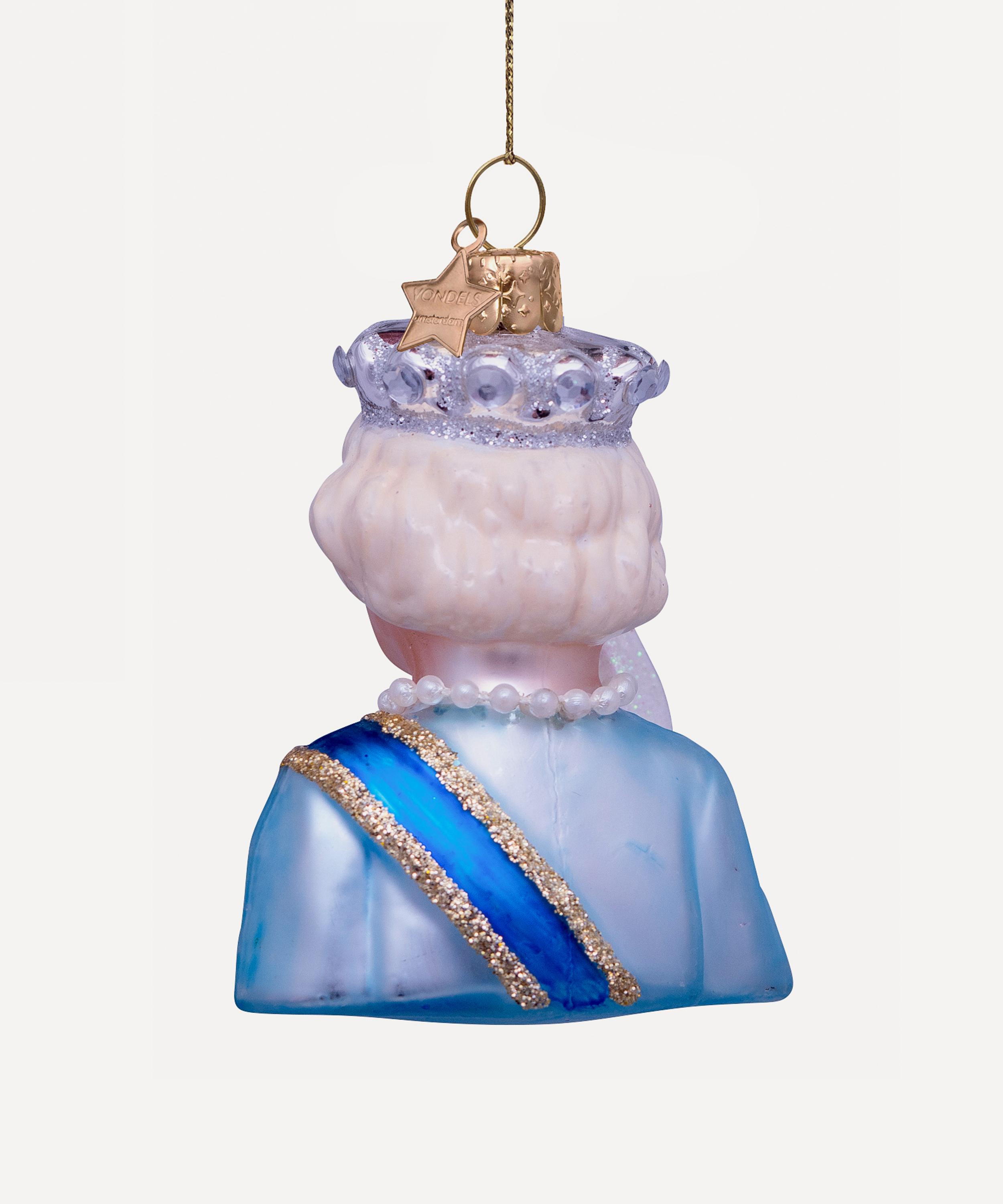 Christmas - Queen Elizabeth II Glass Ornament image number 2