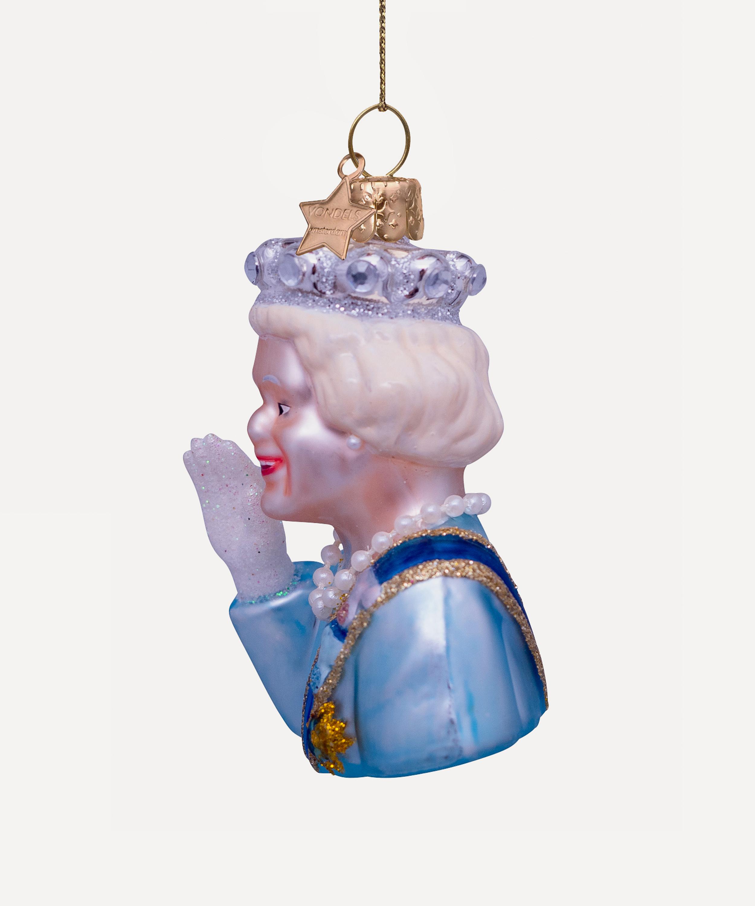Christmas - Queen Elizabeth II Glass Ornament image number 3