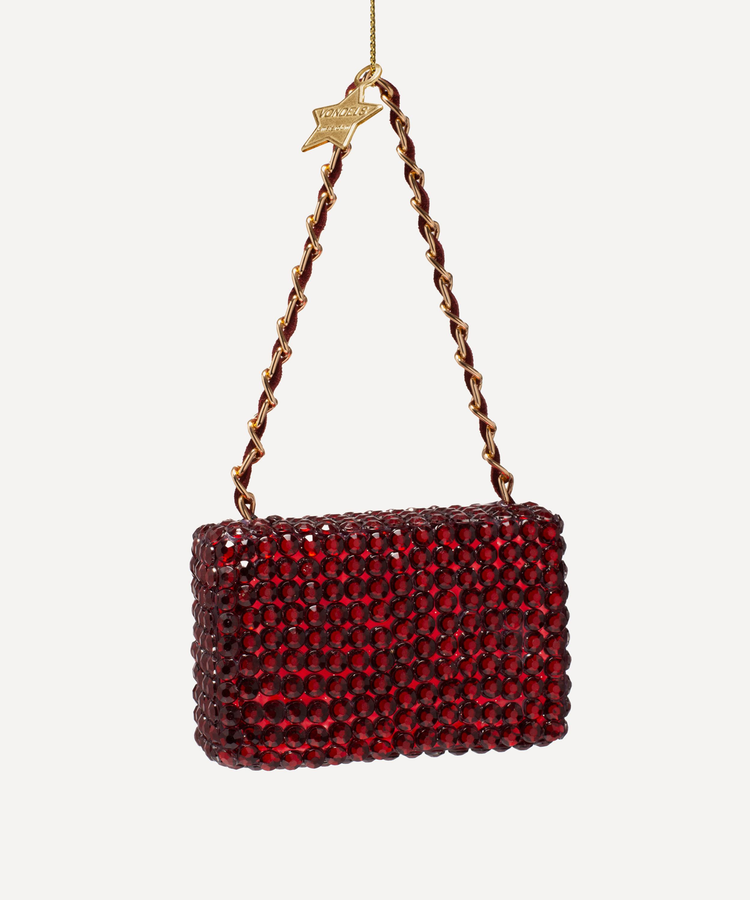 Christmas - Diamante Glass Fashion Shoulder Bag Ornament image number 2